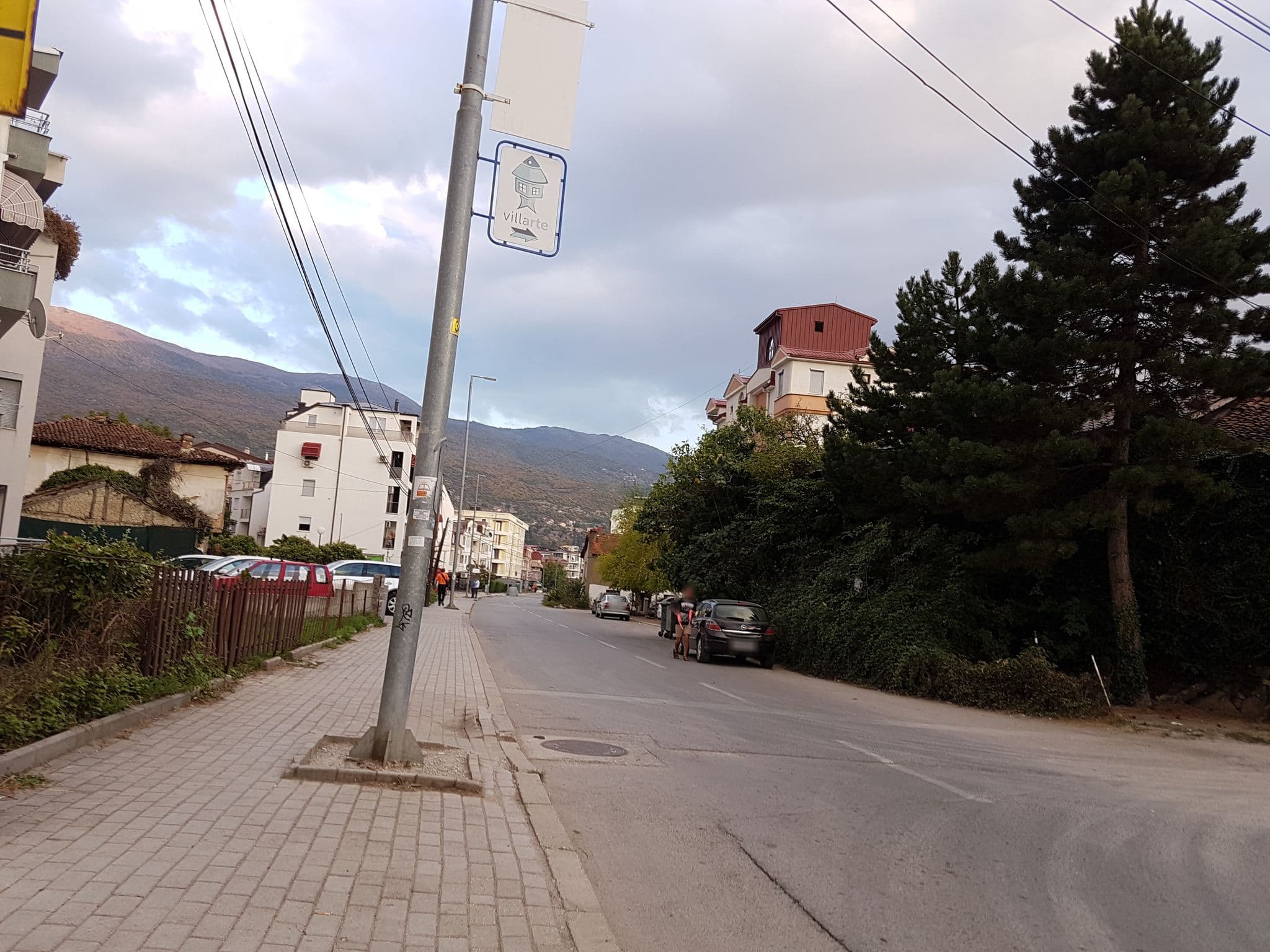 Street view near Villa Zaricin, Ohrid — © medix (CC BY-SA · Mapillary)