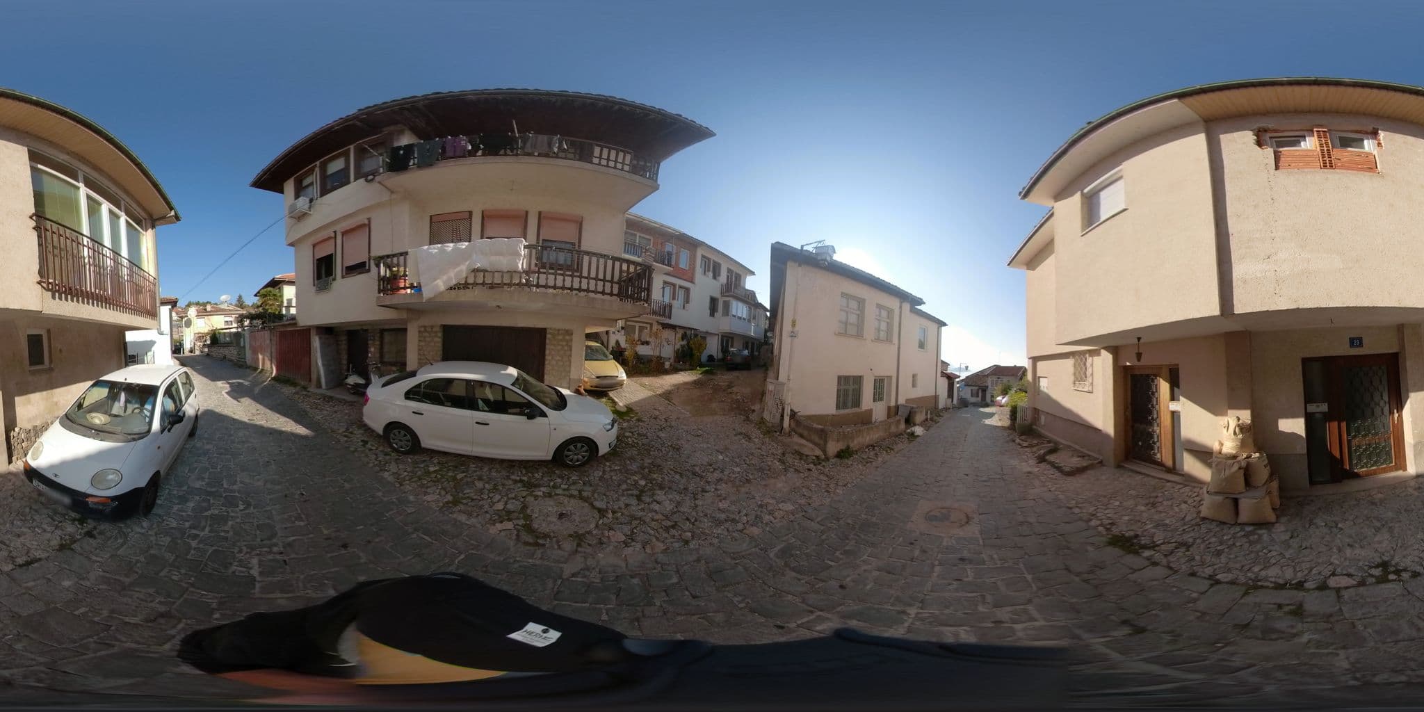 Street view near SV. Varvara Apartments, Ohrid — © thodorisvakkas (CC BY-SA · Mapillary)