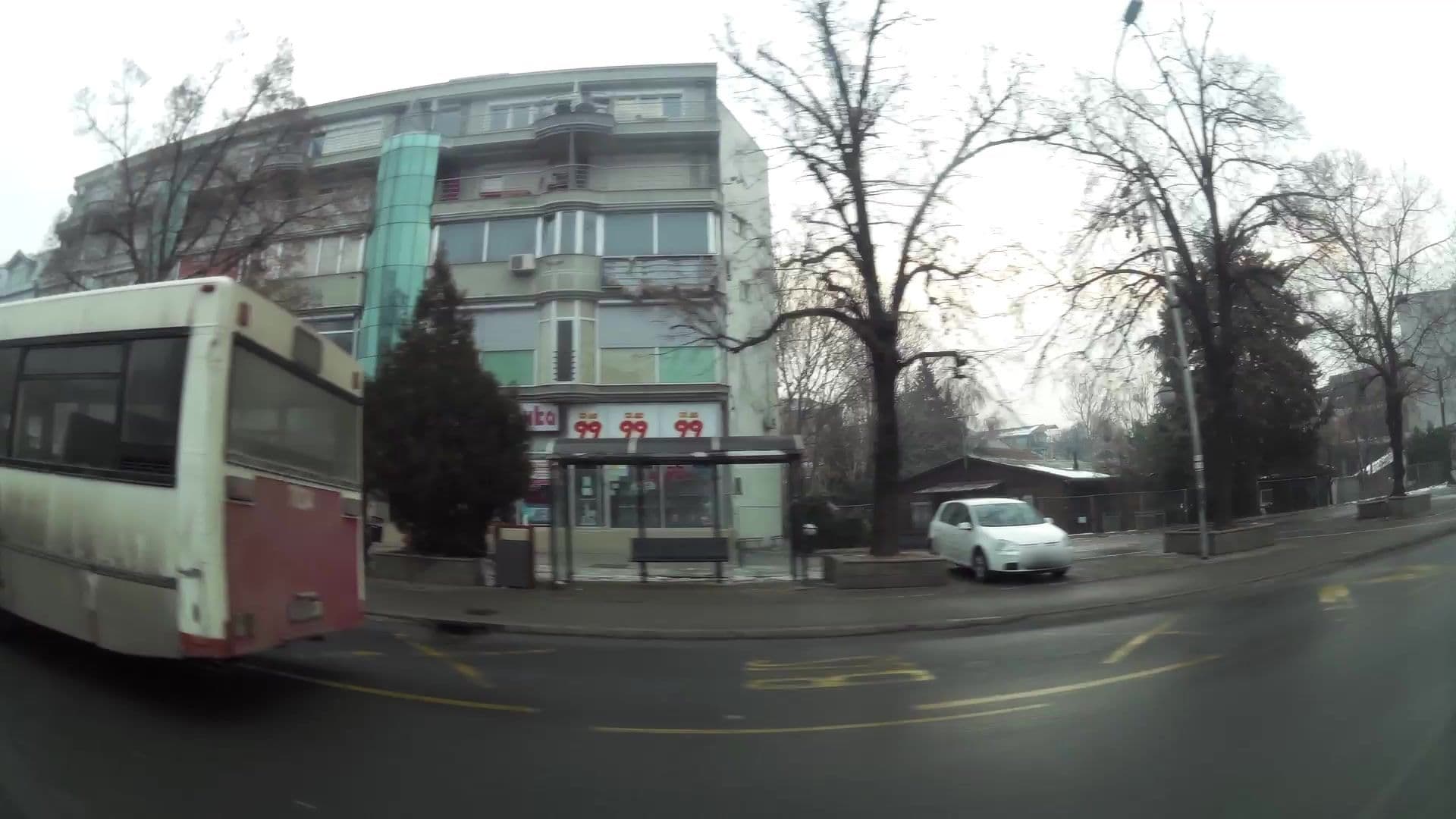 Street view near Hotel Fama, Skopje — © kaartcam (CC BY-SA · Mapillary)