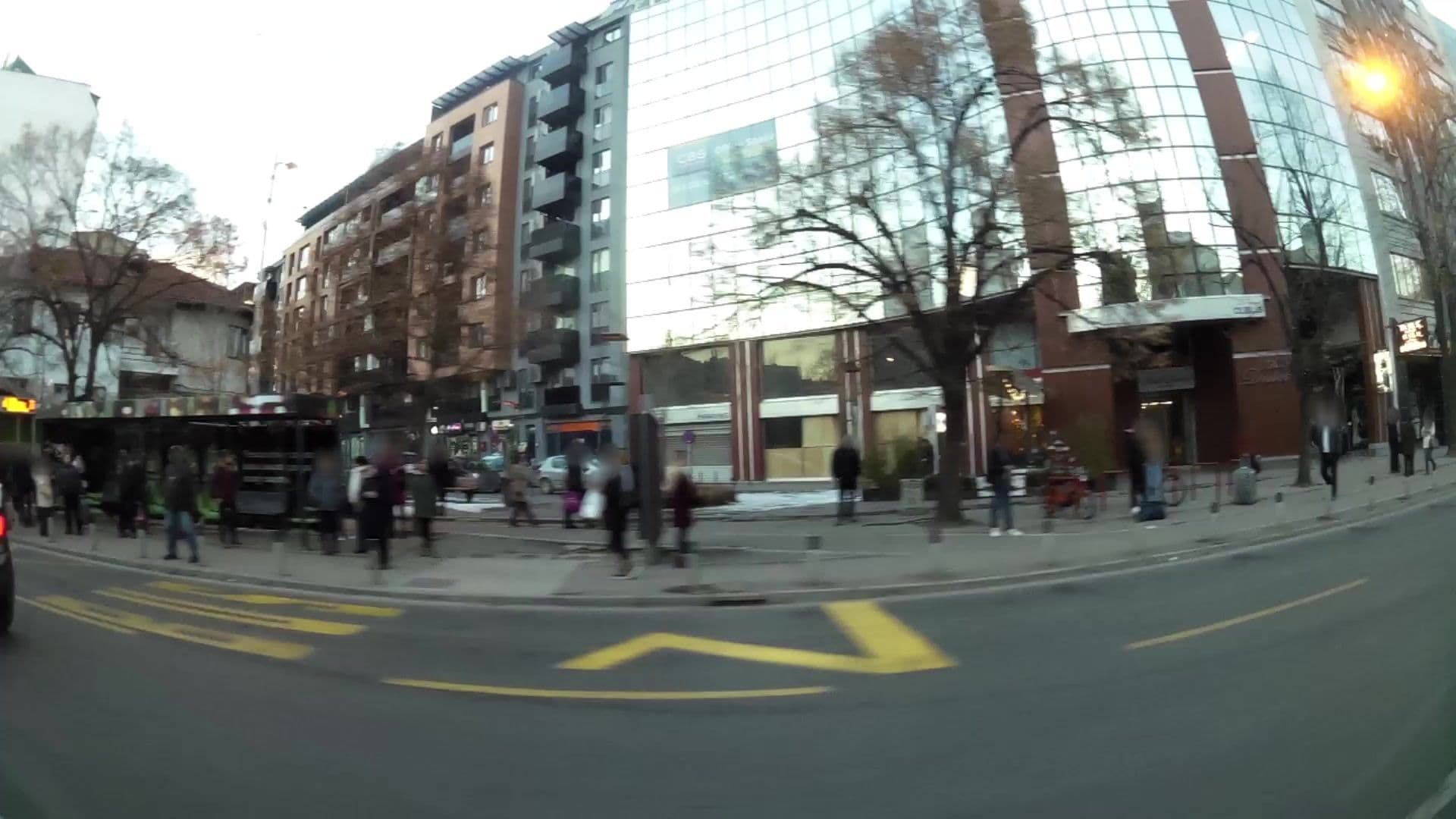 Street view near Hotel Duvet, Skopje — © kaartcam (CC BY-SA · Mapillary)