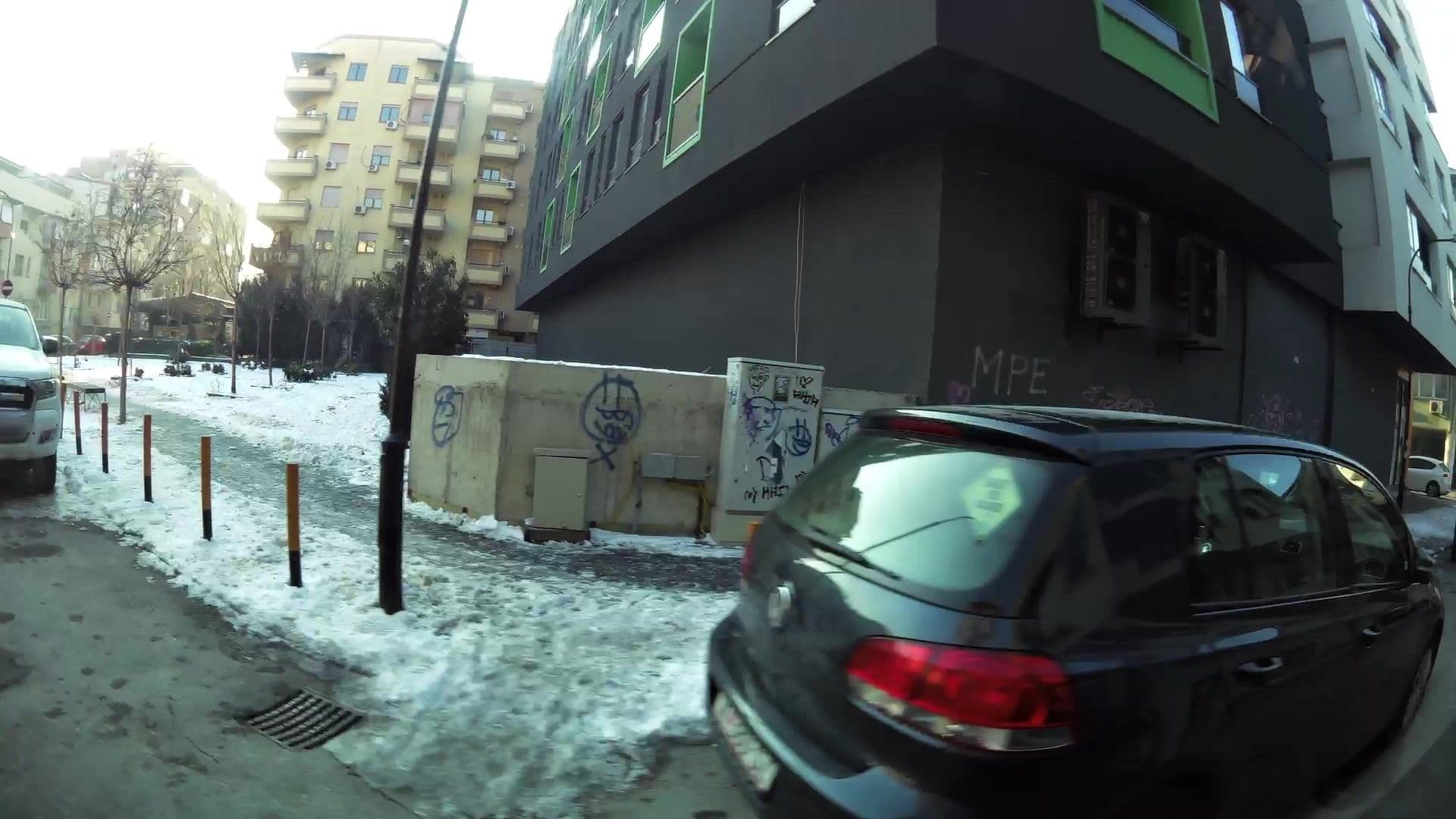 Street view near Adriatic Inn (Адриатик Ин), Skopje — © kaartcam (CC BY-SA · Mapillary)