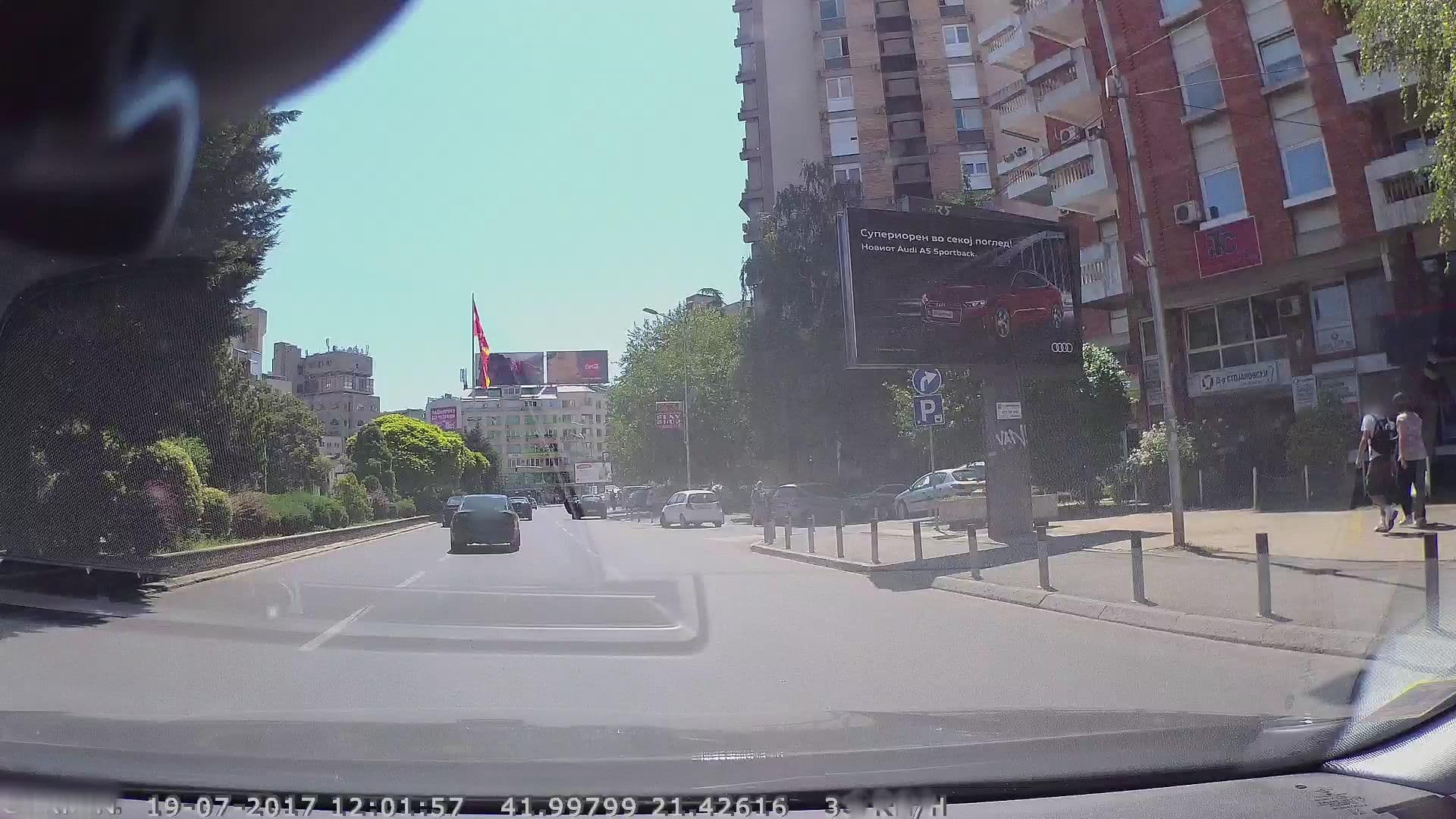 Street view near Villa919, Skopje — © navteq_bg (CC BY-SA · Mapillary)