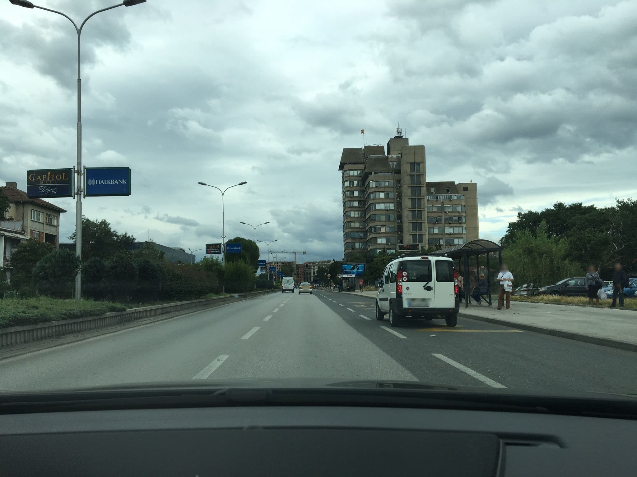 Street view near Astera Apart Hotel, Skopje — © navteq_bg (CC BY-SA · Mapillary)