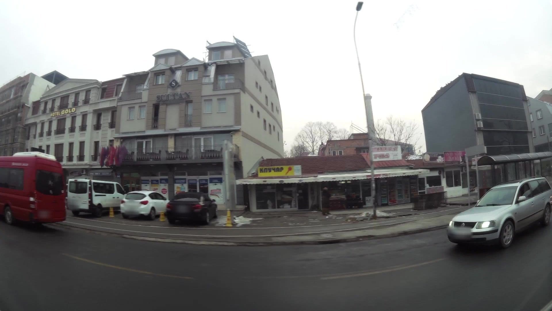 Street view near Hotel Sultan, Skopje — © kaartcam (CC BY-SA · Mapillary)