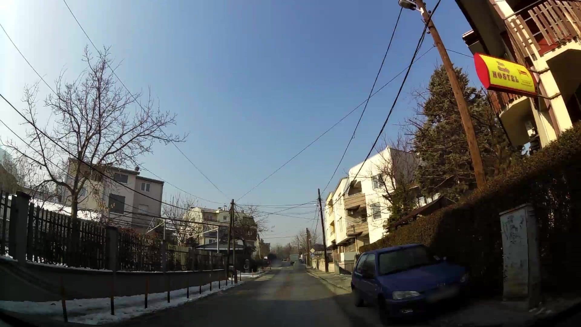 Street view near The Comfy Hostel, Skopje — © kaartcam (CC BY-SA · Mapillary)