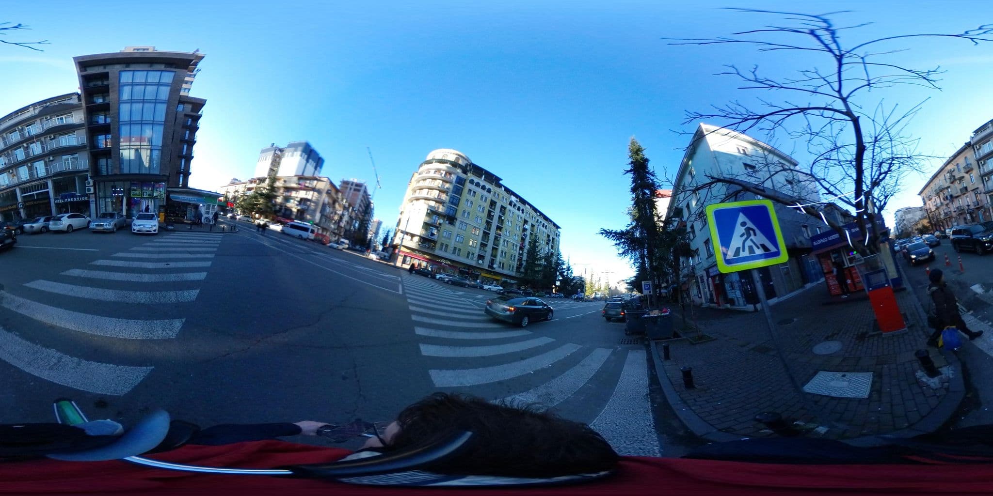 Street view near Hotel Prestige Batumi, Batumi — © emptychild (CC BY-SA · Mapillary)