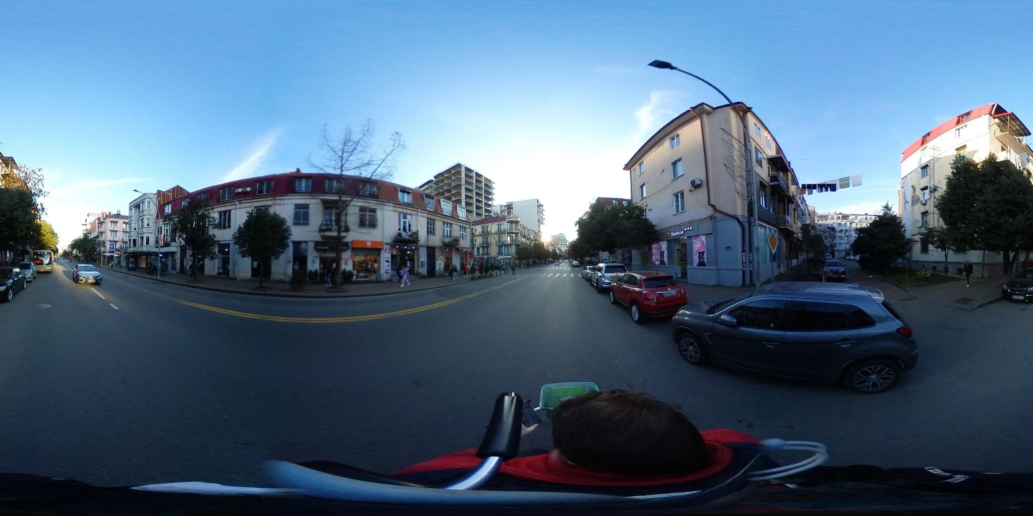 Street view near Tseteteli Hotel, Batumi — © emptychild (CC BY-SA · Mapillary)