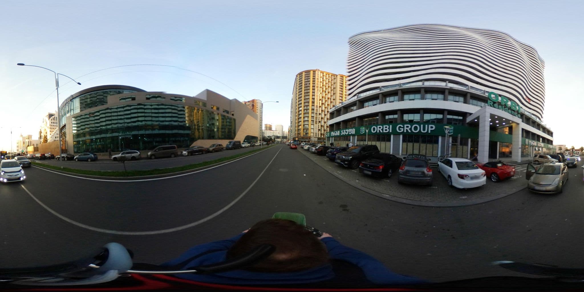 Street view near Georgia Sky Hotel, Batumi — © emptychild (CC BY-SA · Mapillary)