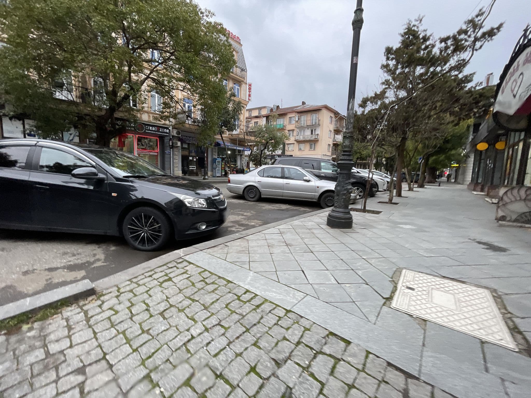 Street view near Hotel Iliko, Batumi — © egorka (CC BY-SA · Mapillary)