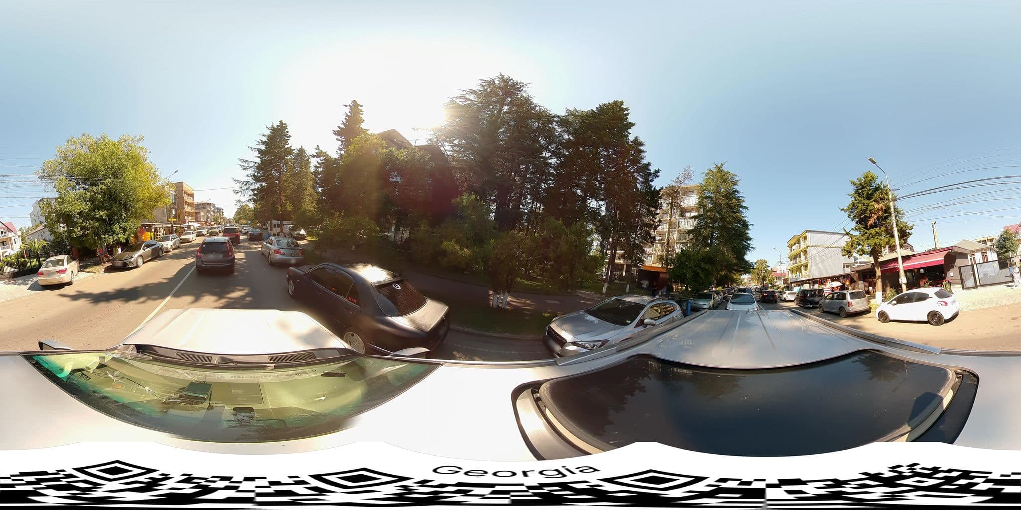 Street view near Bellmar Hotel, Kobuleti — © bumbeishvili (CC BY-SA · Mapillary)