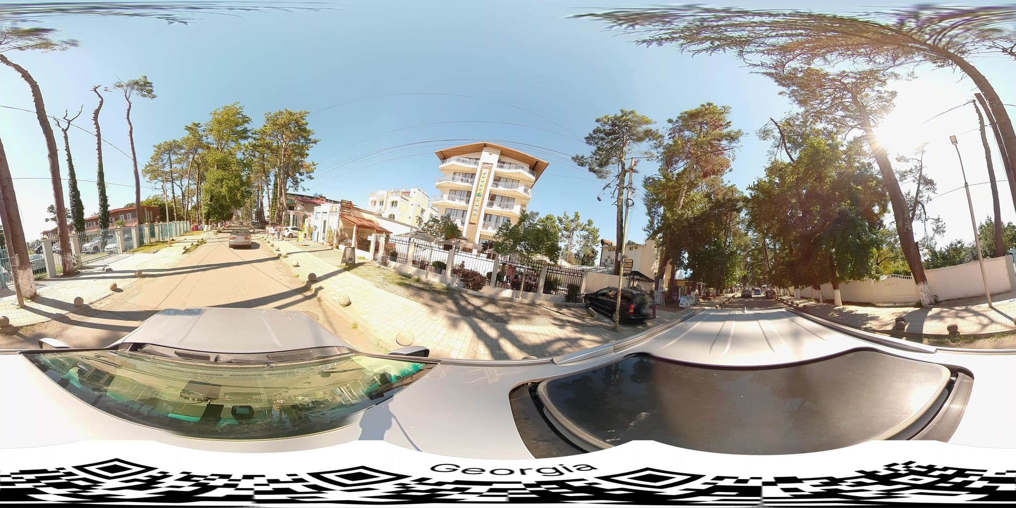 Street view near Gageta Hotel, Ureki — © bumbeishvili (CC BY-SA · Mapillary)