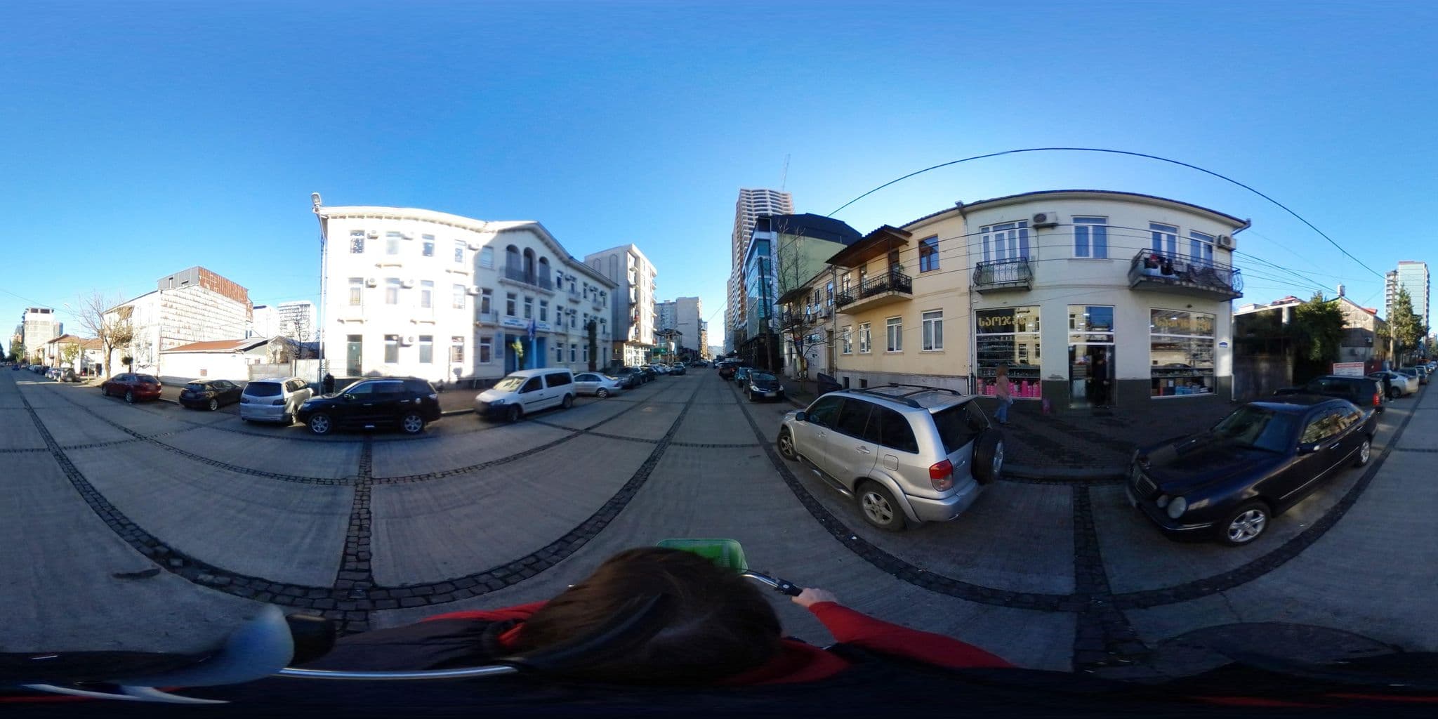 Street view near Hotel Victoria, Batumi — © emptychild (CC BY-SA · Mapillary)