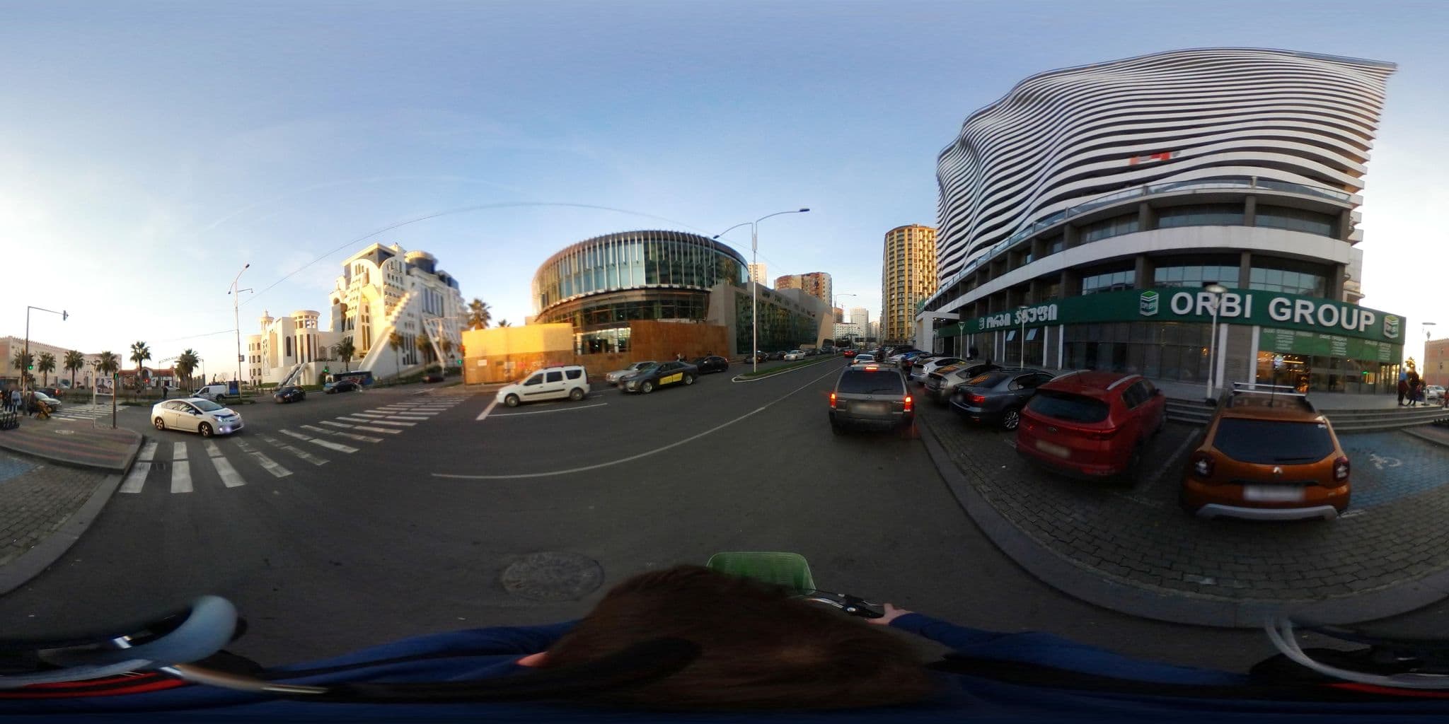 Street view near white sail apartments, Batumi — © emptychild (CC BY-SA · Mapillary)