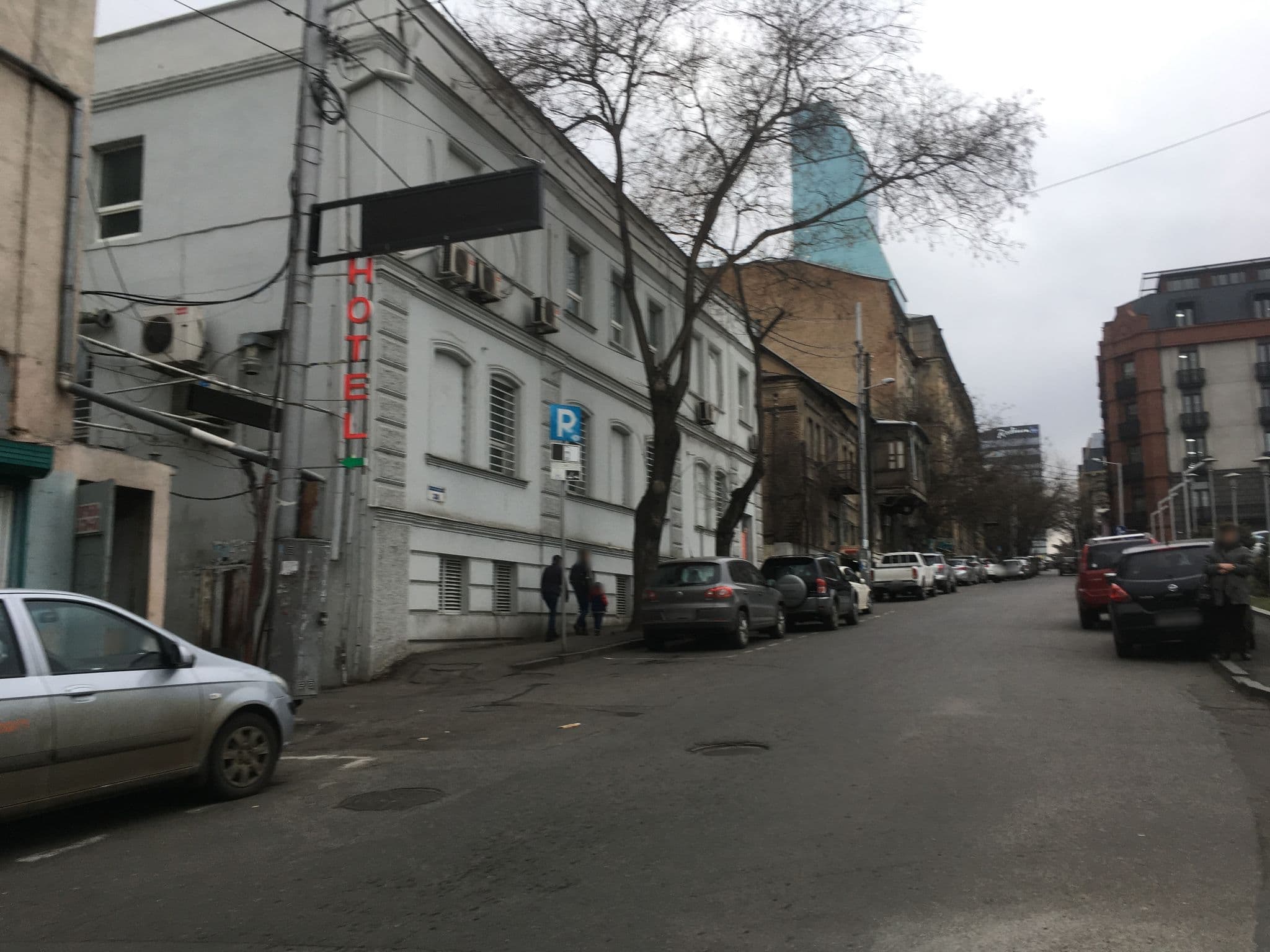 Street view near Toreli hotel, Okroq’ana — © chrisbeddow (CC BY-SA · Mapillary)
