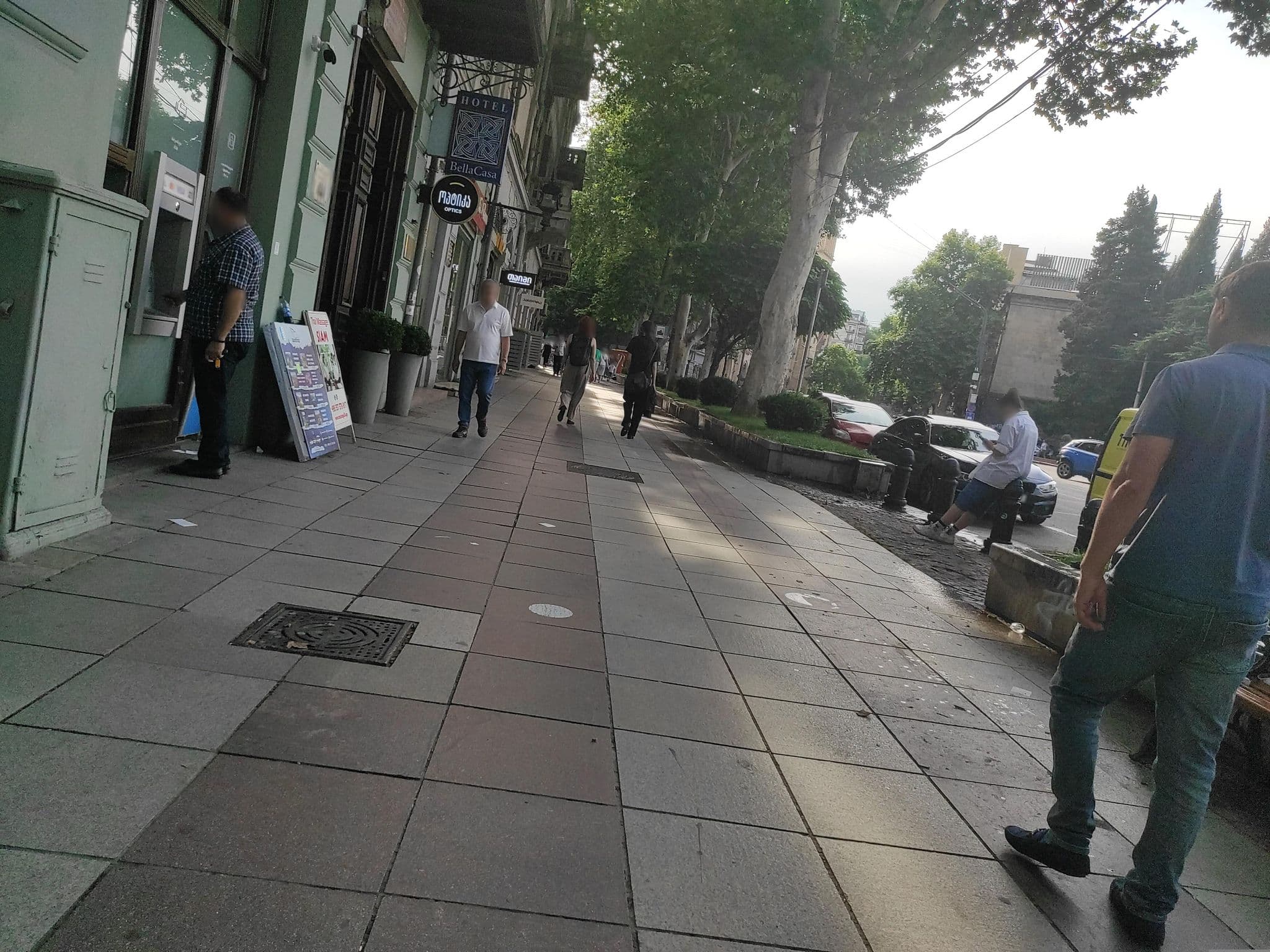 Street view near Hotel Bella Casa, Okroq’ana — © David_Osipov (CC BY-SA · Mapillary)