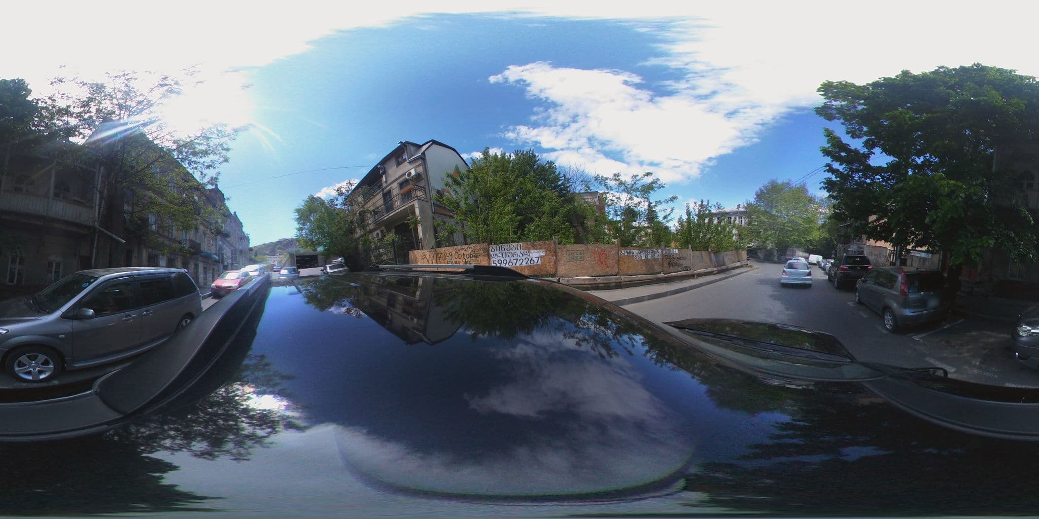 Street view near Guesthouse Mari Brose, Okroq’ana — © chrisbeddow (CC BY-SA · Mapillary)