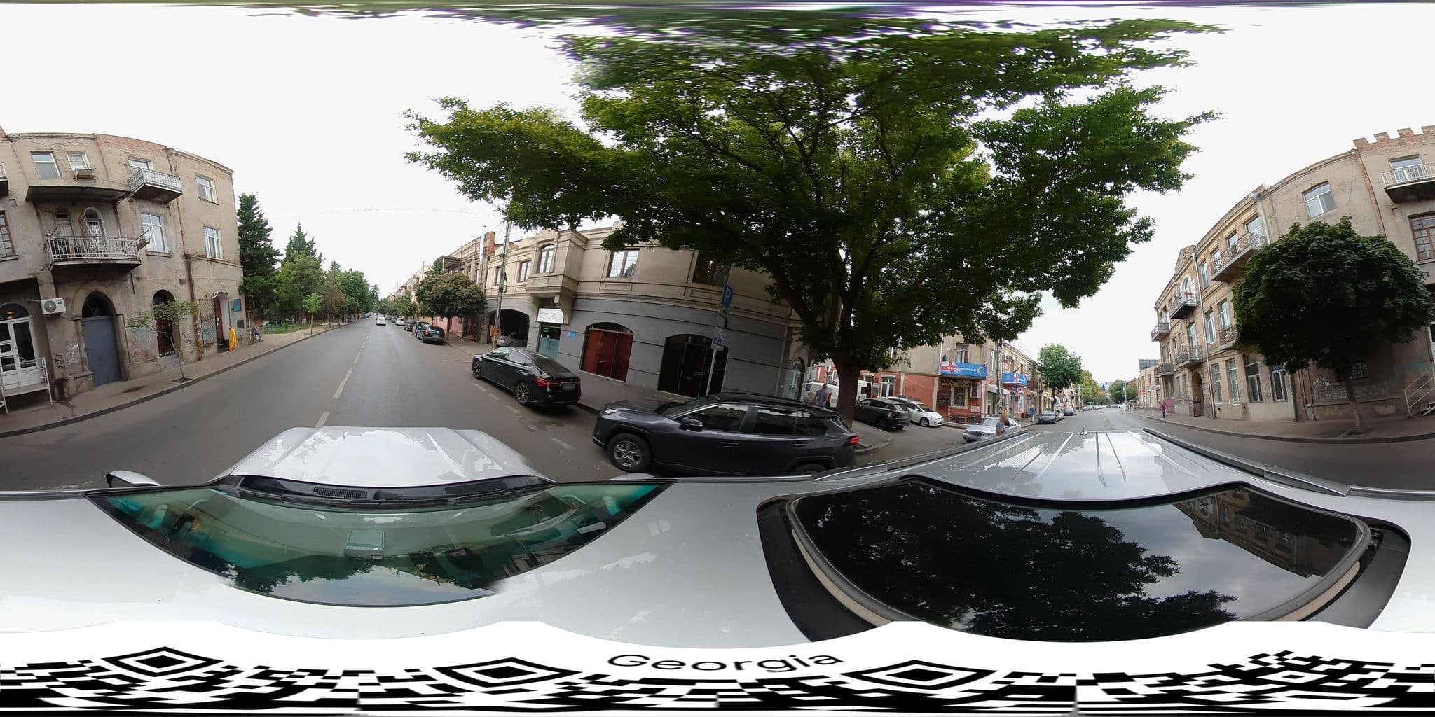 Street view near Hostel Near The Square, Tbilisi — © bumbeishvili (CC BY-SA · Mapillary)