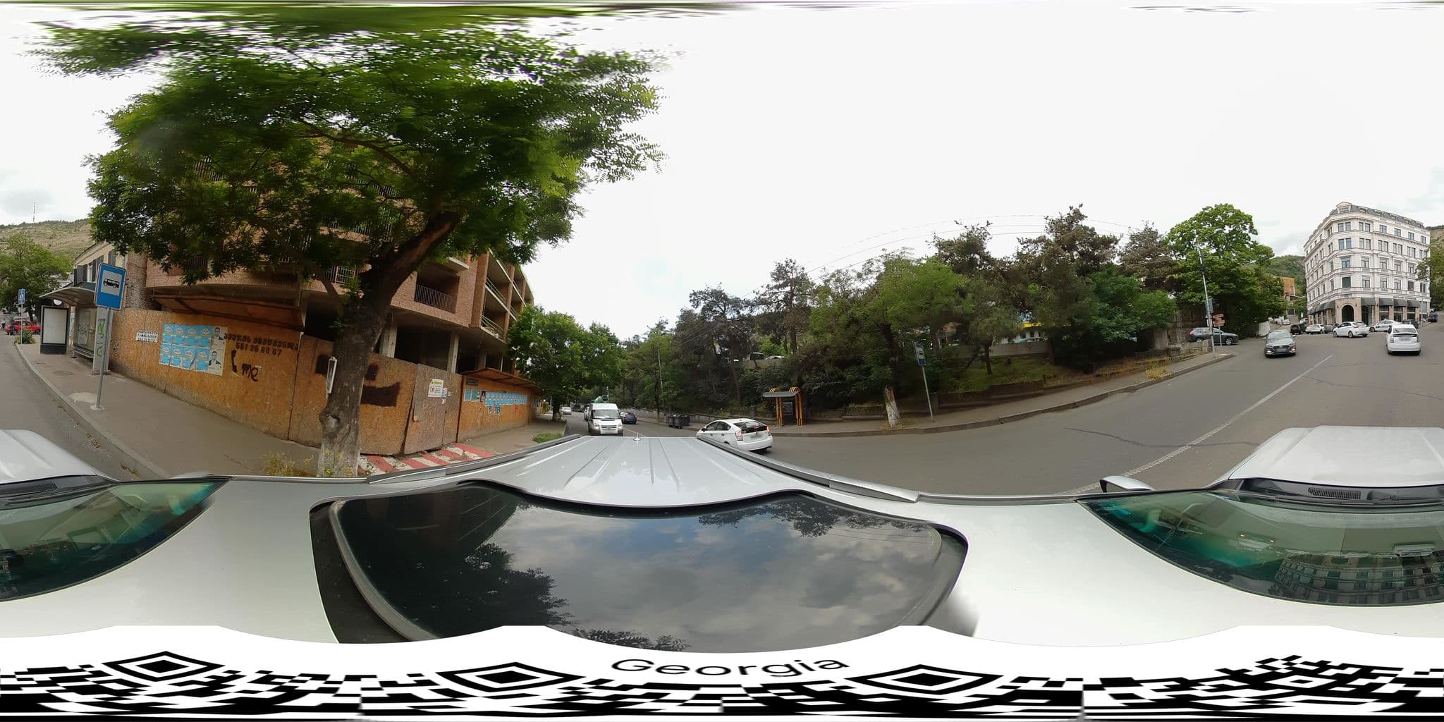 Street view near Hotel Diplomat | დიპლომატი, Okroq’ana — © bumbeishvili (CC BY-SA · Mapillary)