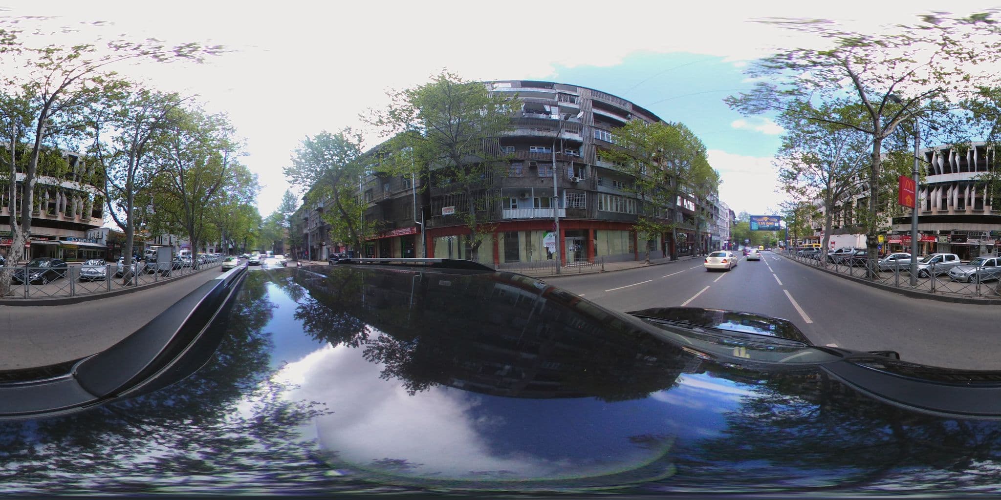 Street view near ห้อง​ 607 Hotel​ Europe, Okroq’ana — © chrisbeddow (CC BY-SA · Mapillary)