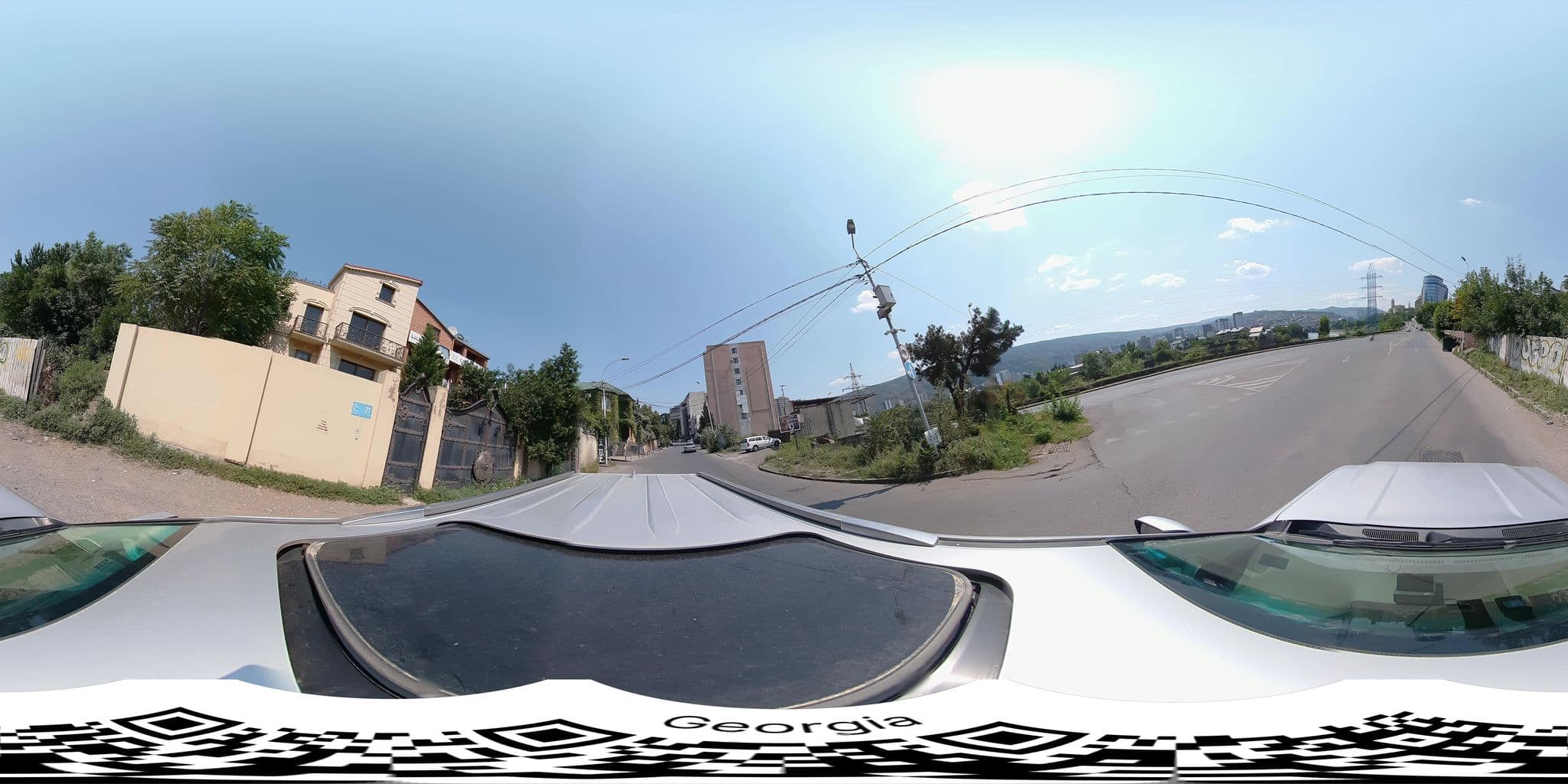 Street view near Hotel Calista, Tbilisi — © bumbeishvili (CC BY-SA · Mapillary)