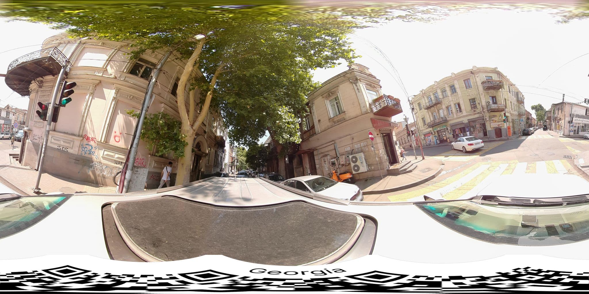 Street view near David's Apartment, Tbilisi — © bumbeishvili (CC BY-SA · Mapillary)