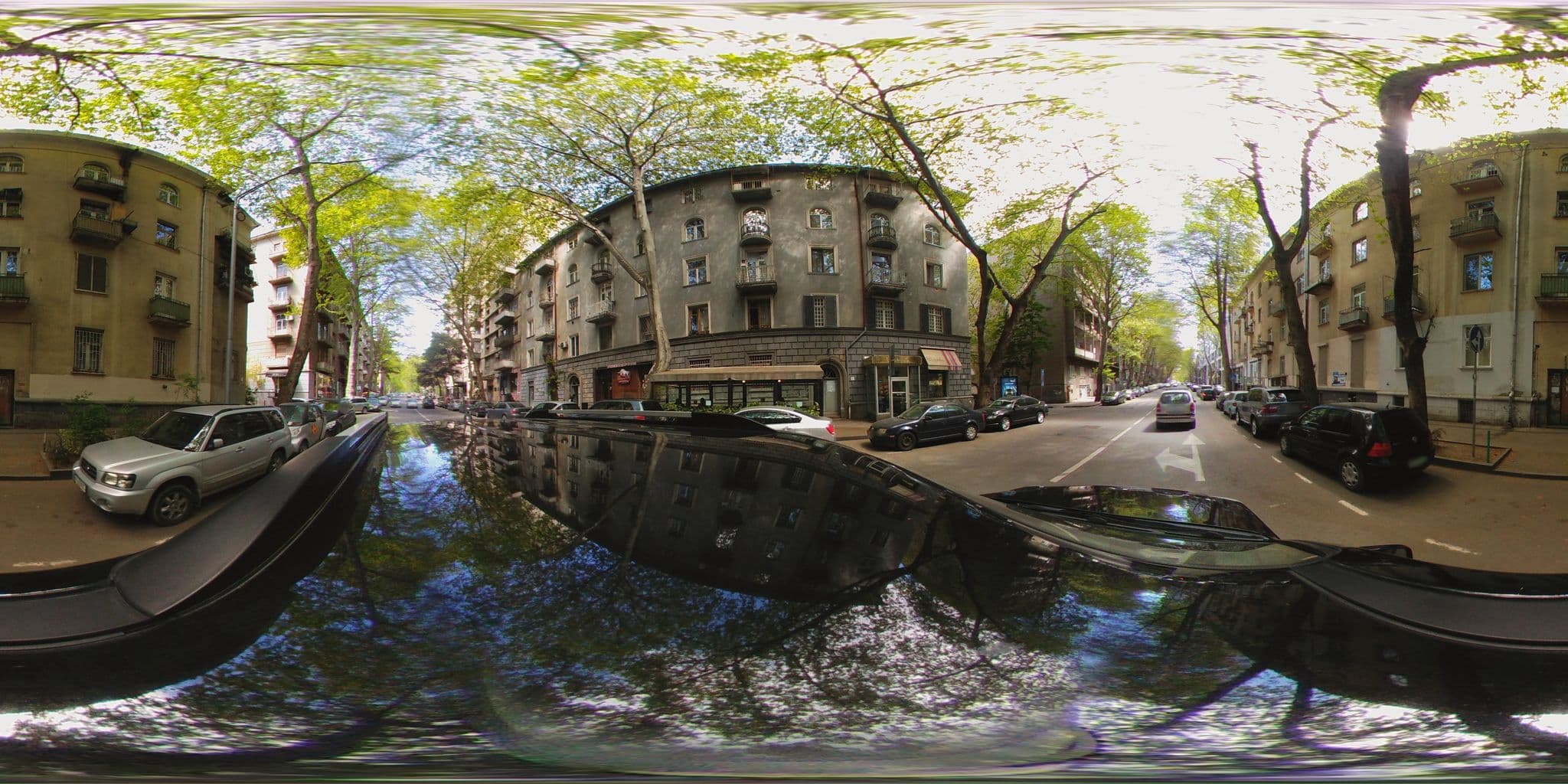 Street view near Apart-hotel G.H., Okroq’ana — © chrisbeddow (CC BY-SA · Mapillary)