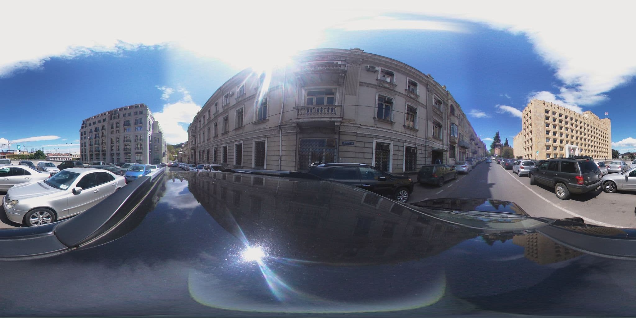 Street view near Отель Sololaki, Okroq’ana — © chrisbeddow (CC BY-SA · Mapillary)
