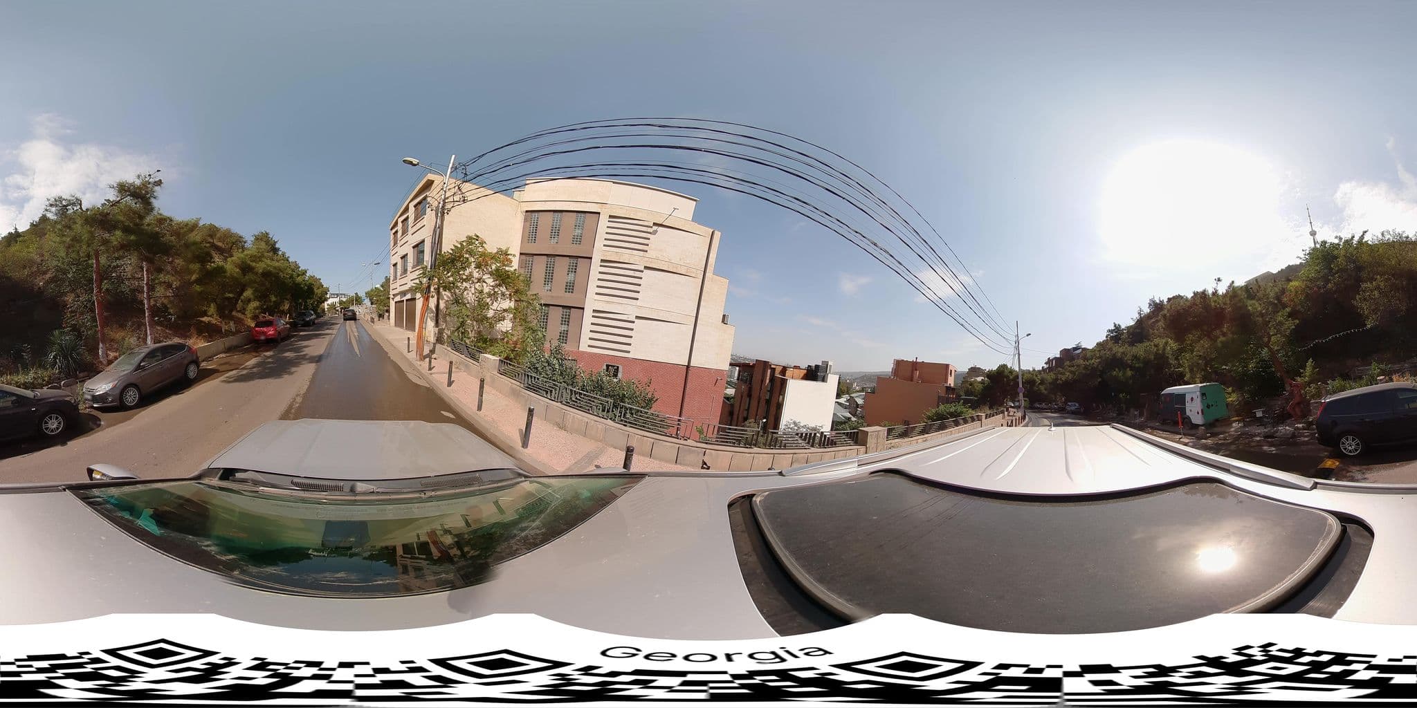 Street view near Hotel Tiflisi Inn, Okroq’ana — © bumbeishvili (CC BY-SA · Mapillary)