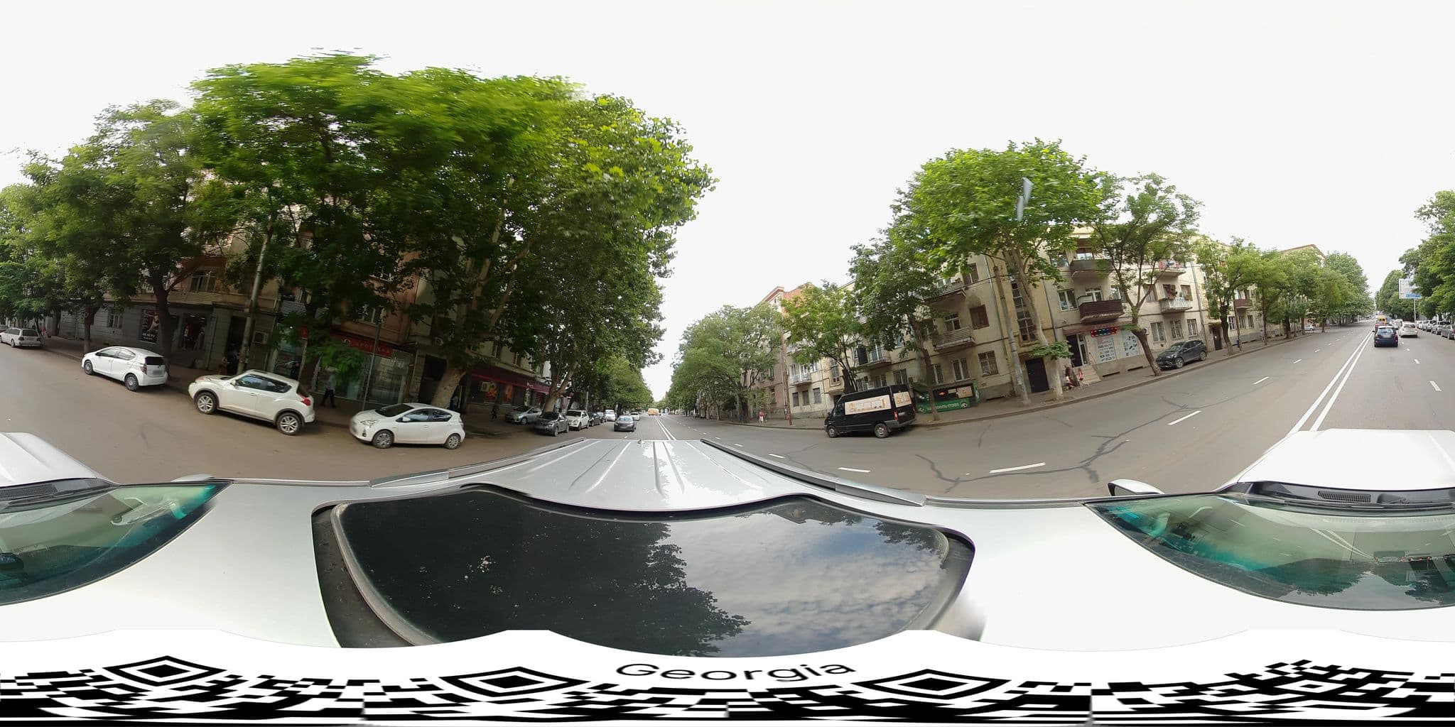 Street view near Hotel Triston, Tbilisi — © bumbeishvili (CC BY-SA · Mapillary)