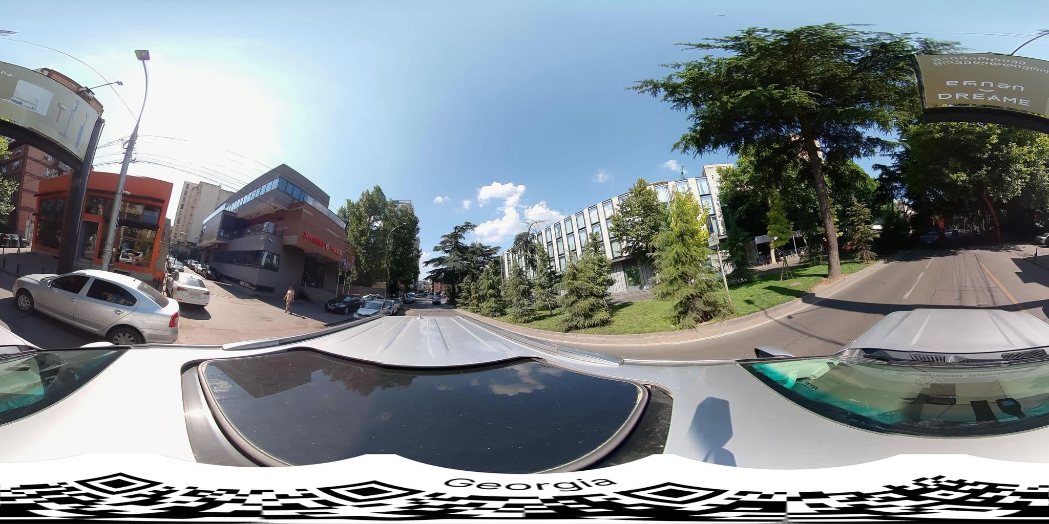 Street view near Episode Hotel, Okroq’ana — © bumbeishvili (CC BY-SA · Mapillary)