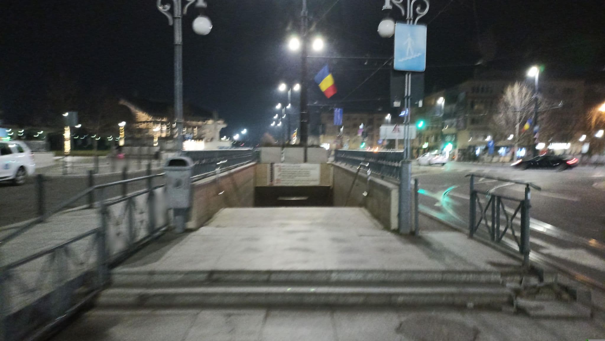 Street view near Pax Hotel, Cluj-Napoca