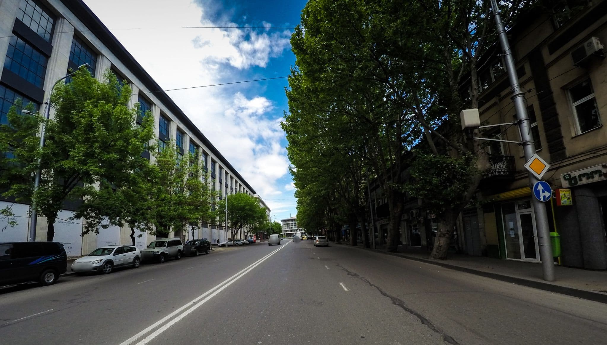 Street view near Tbilisi Budget Inn, Okroq’ana — © artguard (CC BY-SA · Mapillary)