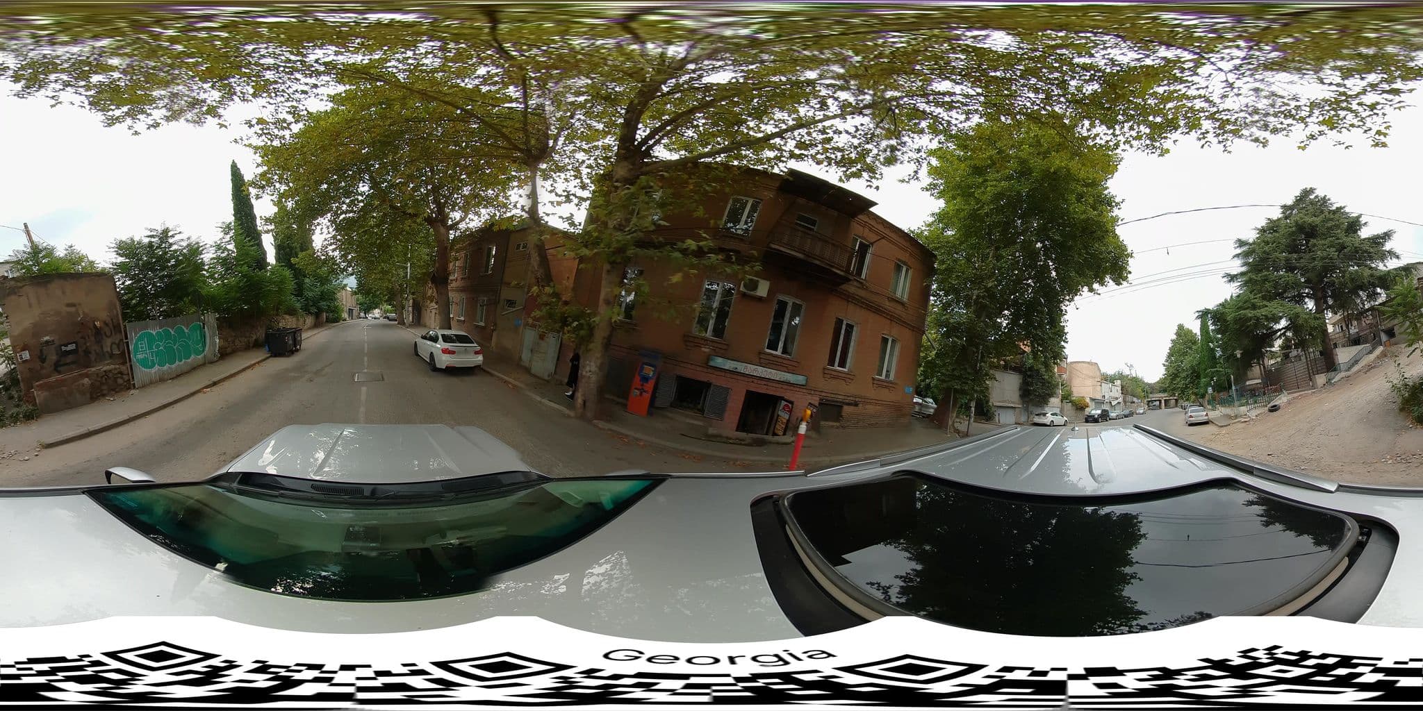 Street view near White Rooms guest house, Tbilisi — © bumbeishvili (CC BY-SA · Mapillary)