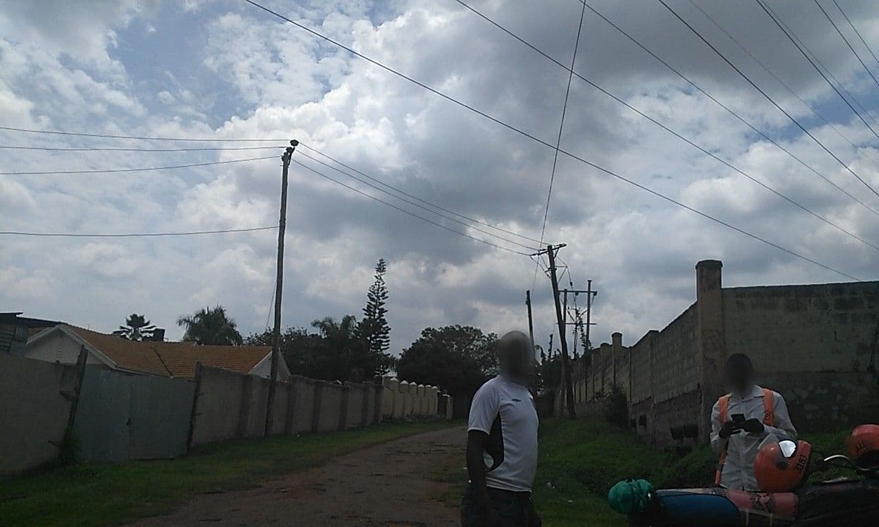 Street view near FRM Guesthouse, Kampala — © ralebipim (CC BY-SA · Mapillary)