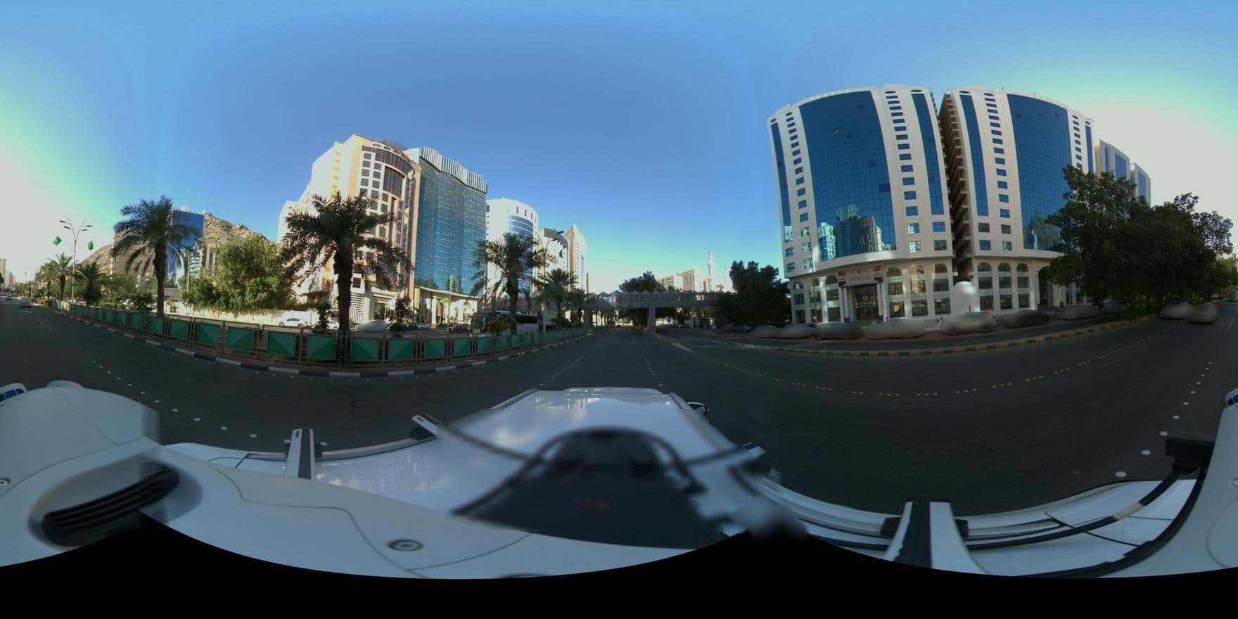 Street view near Diyanet Gımmı Atlas Otel Aziziye1, Makkah — © ehabeid (CC BY-SA · Mapillary)