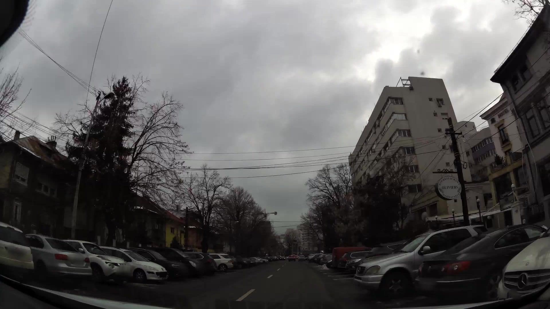 Street view near Arc De Triomphe, Bucharest
