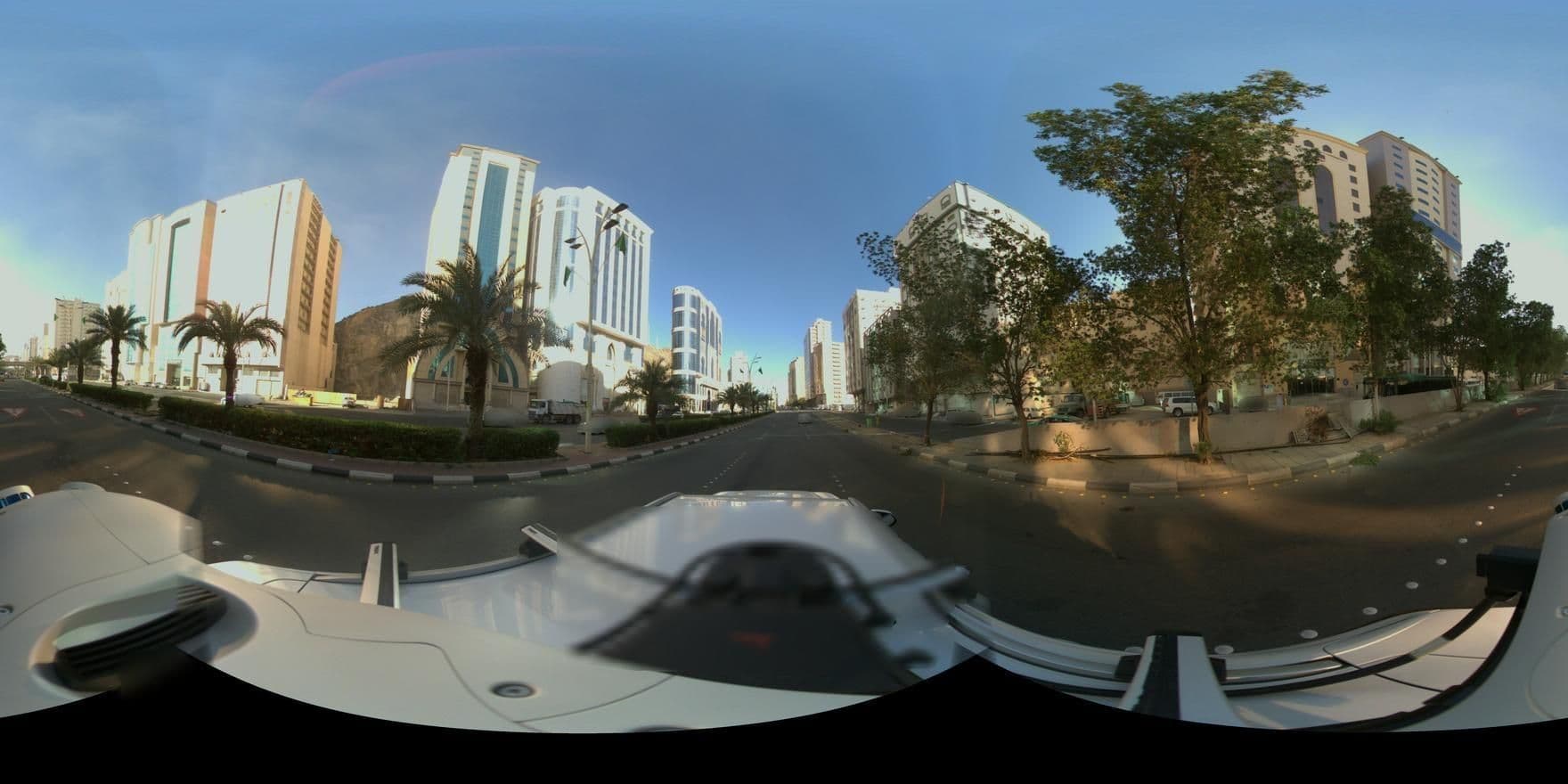 Street view near Diyanet Burç Vessam Otel Aziziye 1, Makkah — © ehabeid (CC BY-SA · Mapillary)