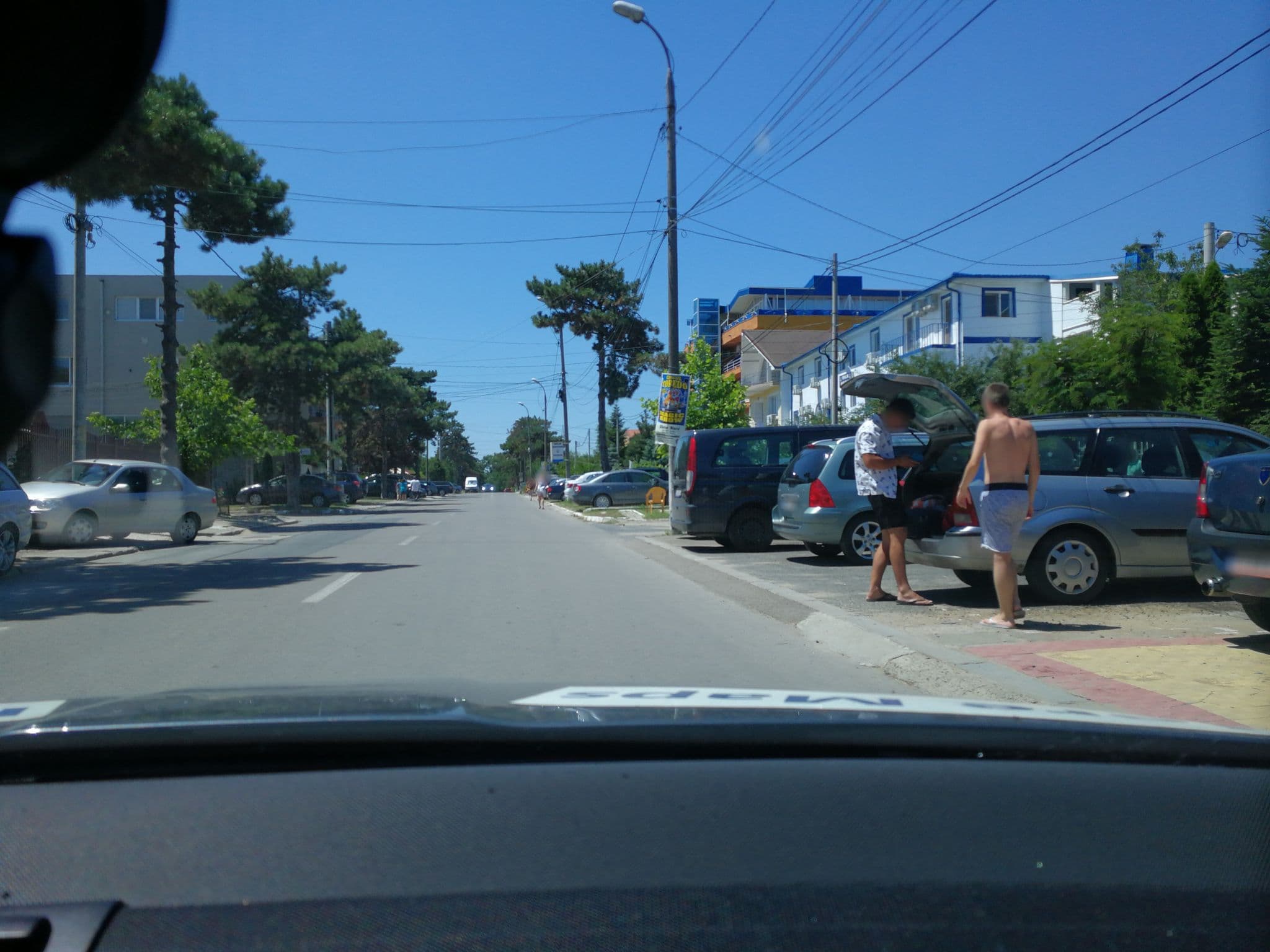 Street view near Casa Omer, Eforie Nord