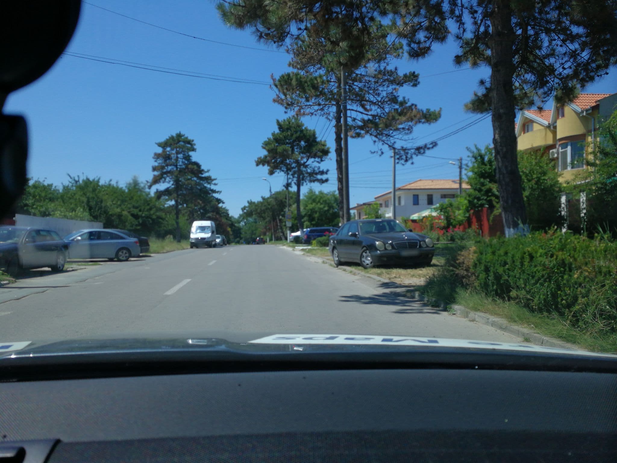 Street view near Vila Alexandra, Eforie Nord