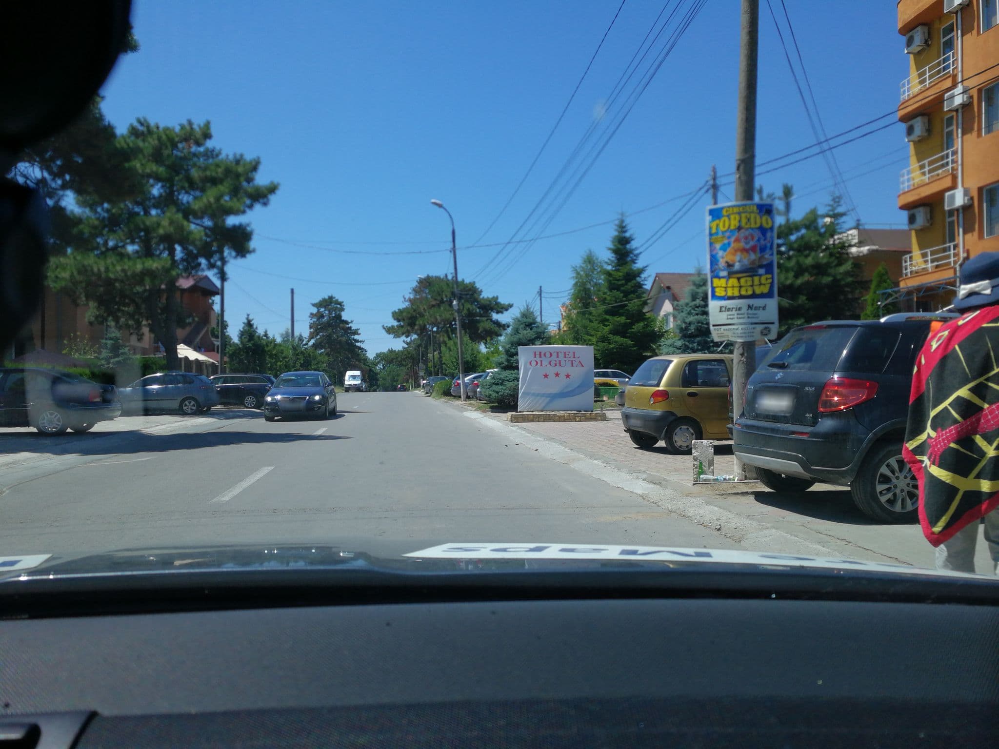 Street view near Vila Ancora, Eforie Nord