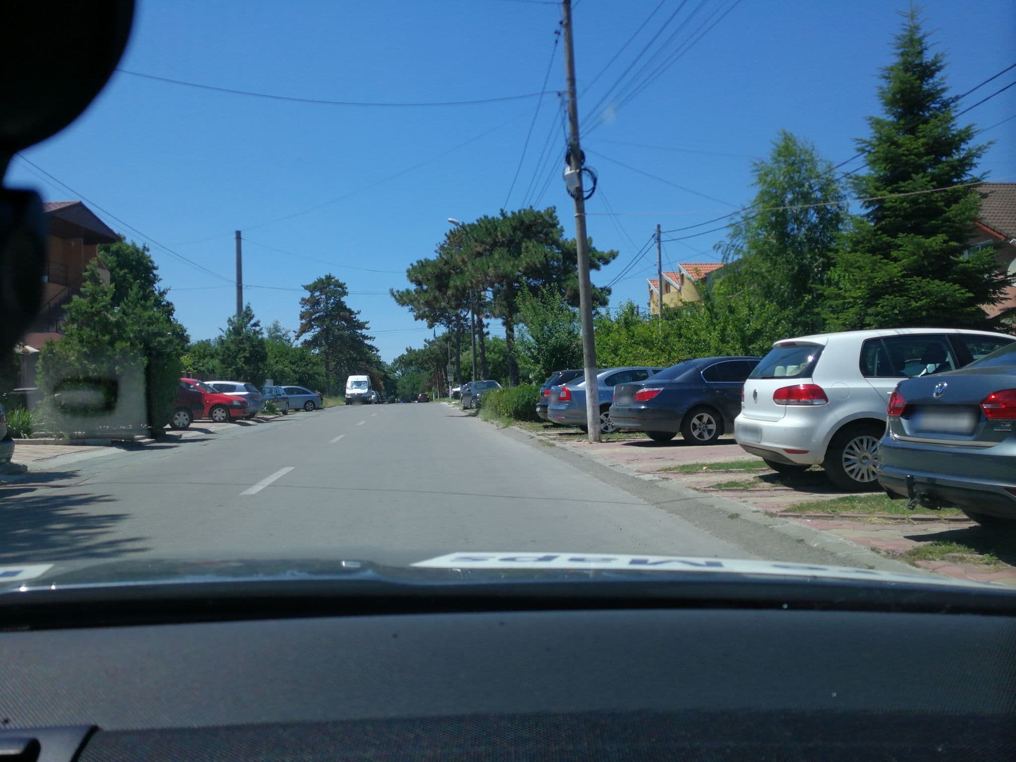 Street view near Complex Olguța, Eforie Nord