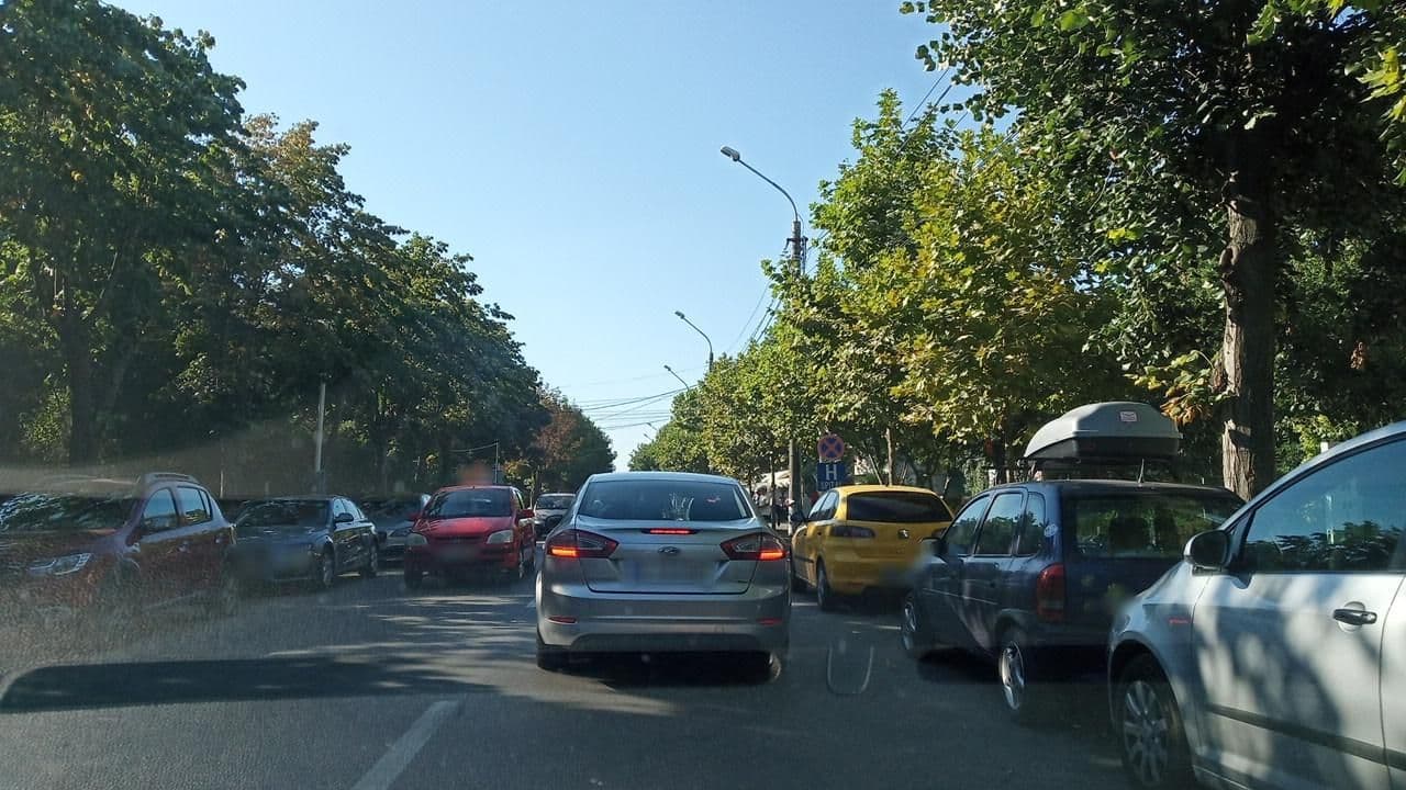 Street view near Vila Nicolas, Eforie Nord