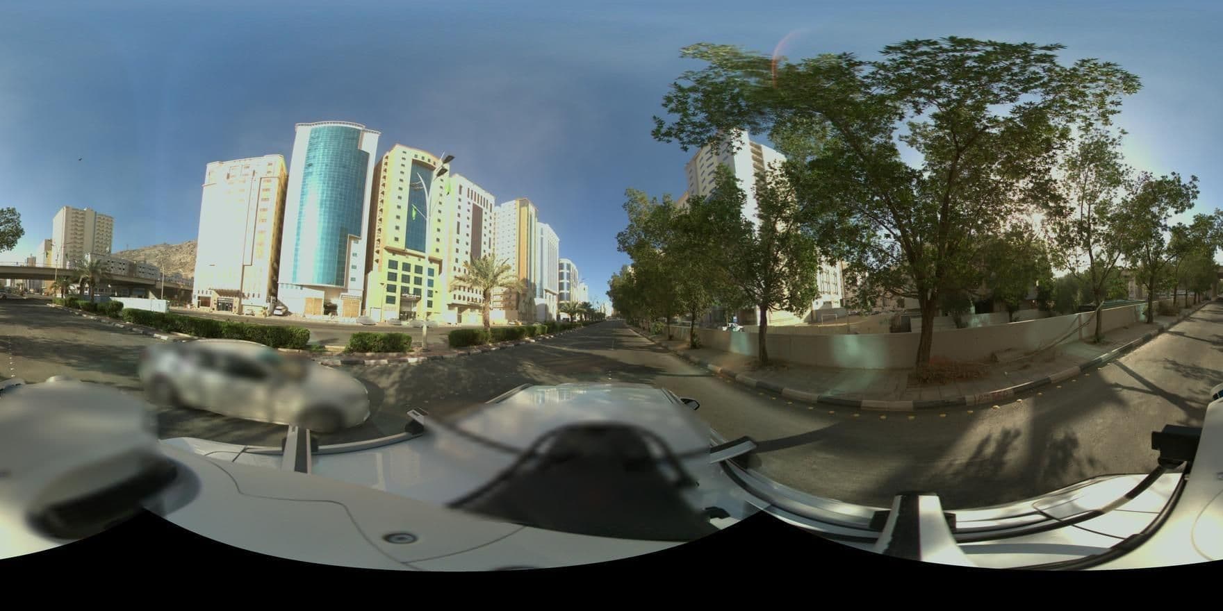 Street view near Badr Al _ Azizia Hotel, Makkah — © ehabeid (CC BY-SA · Mapillary)