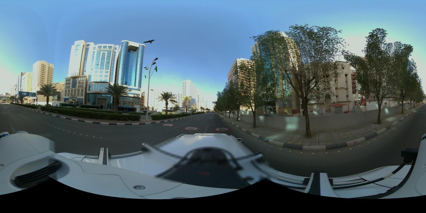 Street view near Nasamat Otel, Makkah — © ehabeid (CC BY-SA · Mapillary)