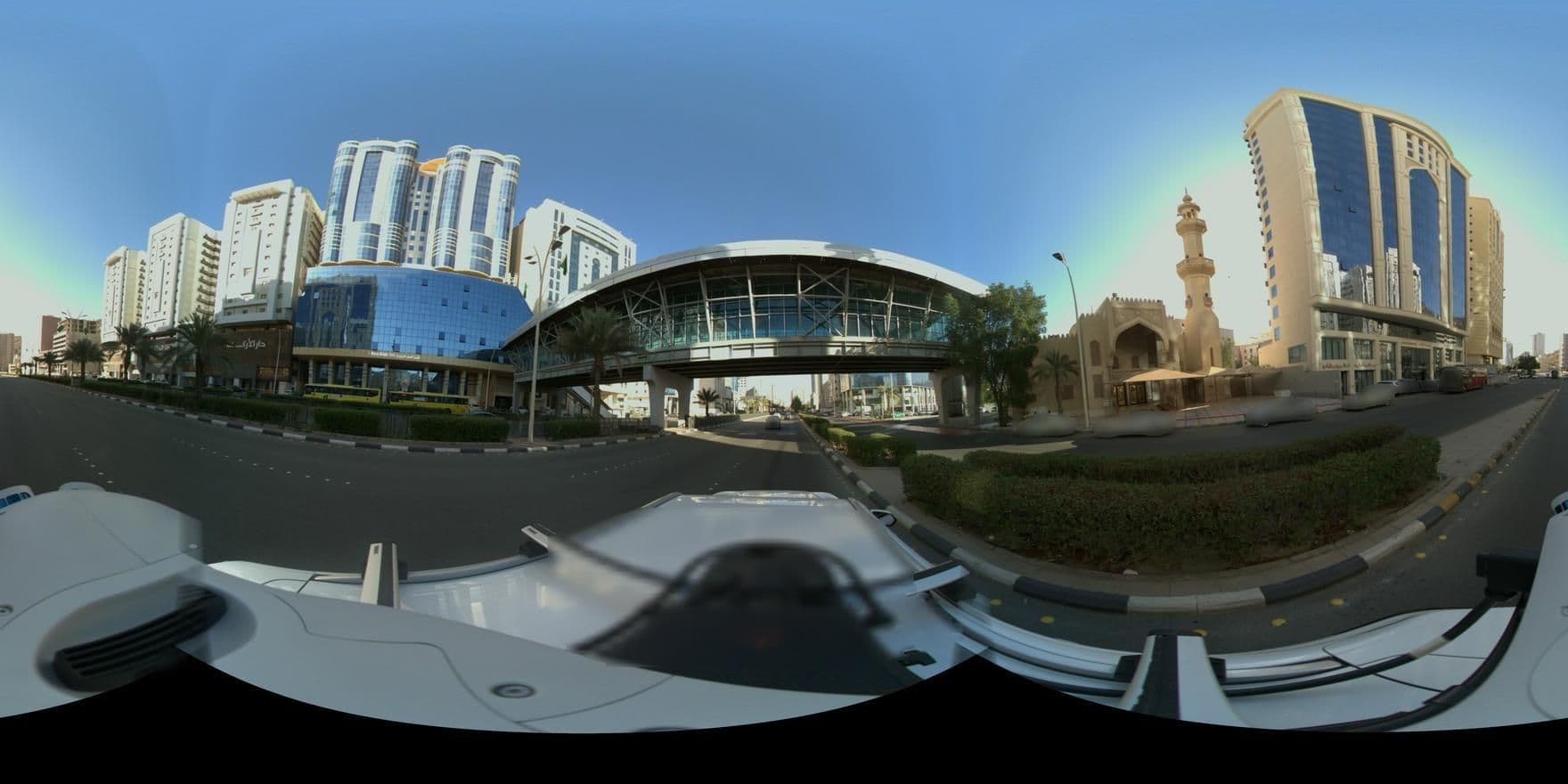 Street view near Saeed Al-Juhani Towers Hotel, Makkah — © ehabeid (CC BY-SA · Mapillary)