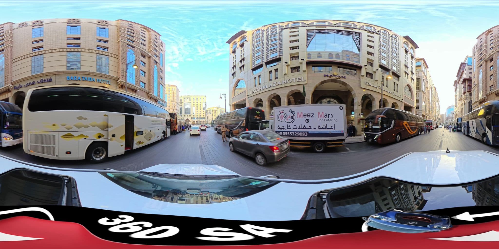 Street view near Hotel Hayah Plaza, Madinah — © mahmoud12 (CC BY-SA · Mapillary)