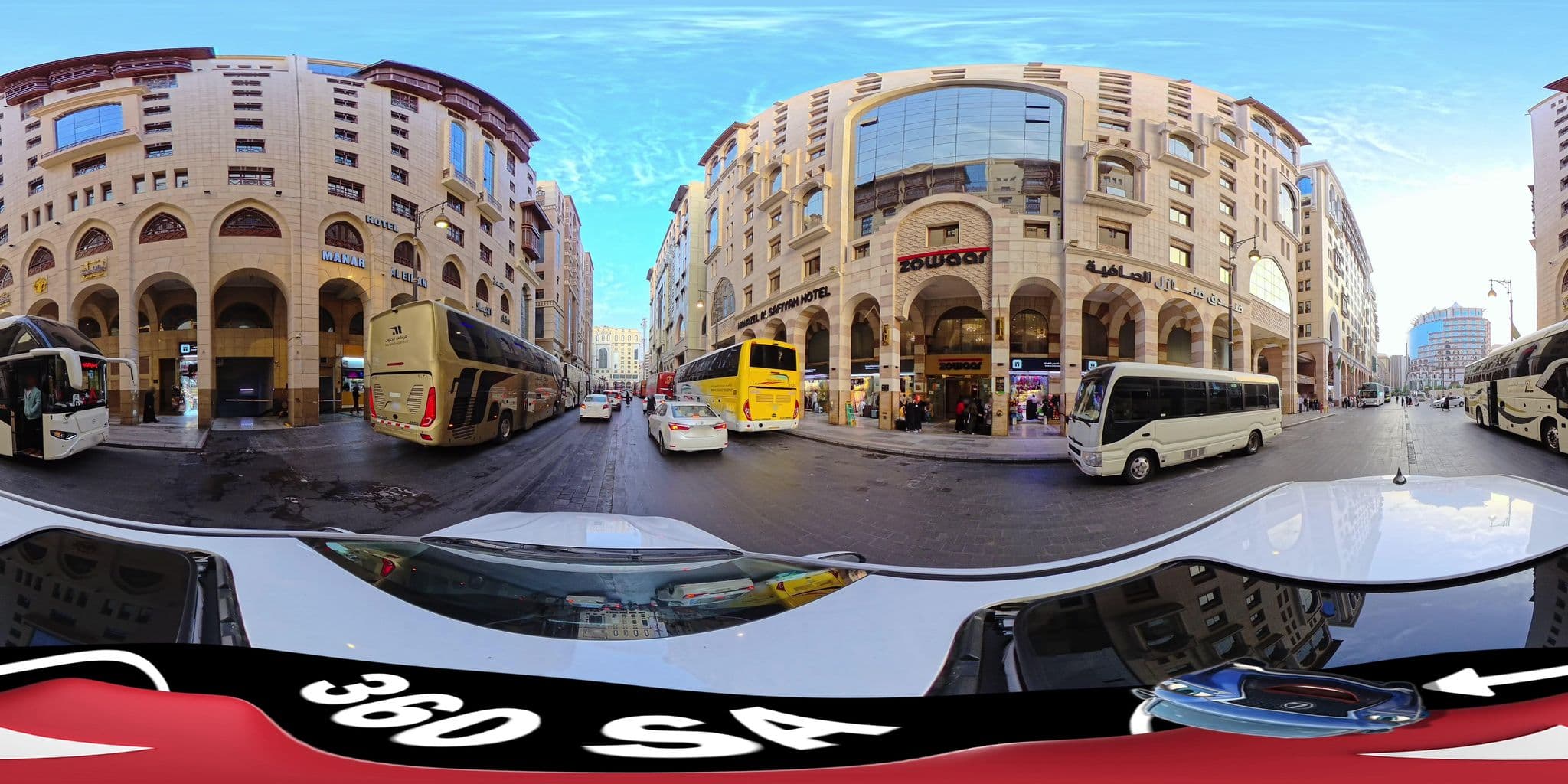 Street view near Al Ansar Golden Tulip, Madinah — © mahmoud12 (CC BY-SA · Mapillary)