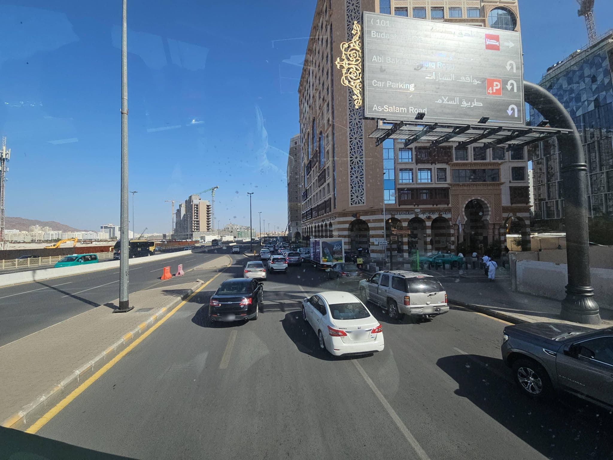 Street view near Al Salihiya Golden Hotel, Madinah — © kirikset (CC BY-SA · Mapillary)