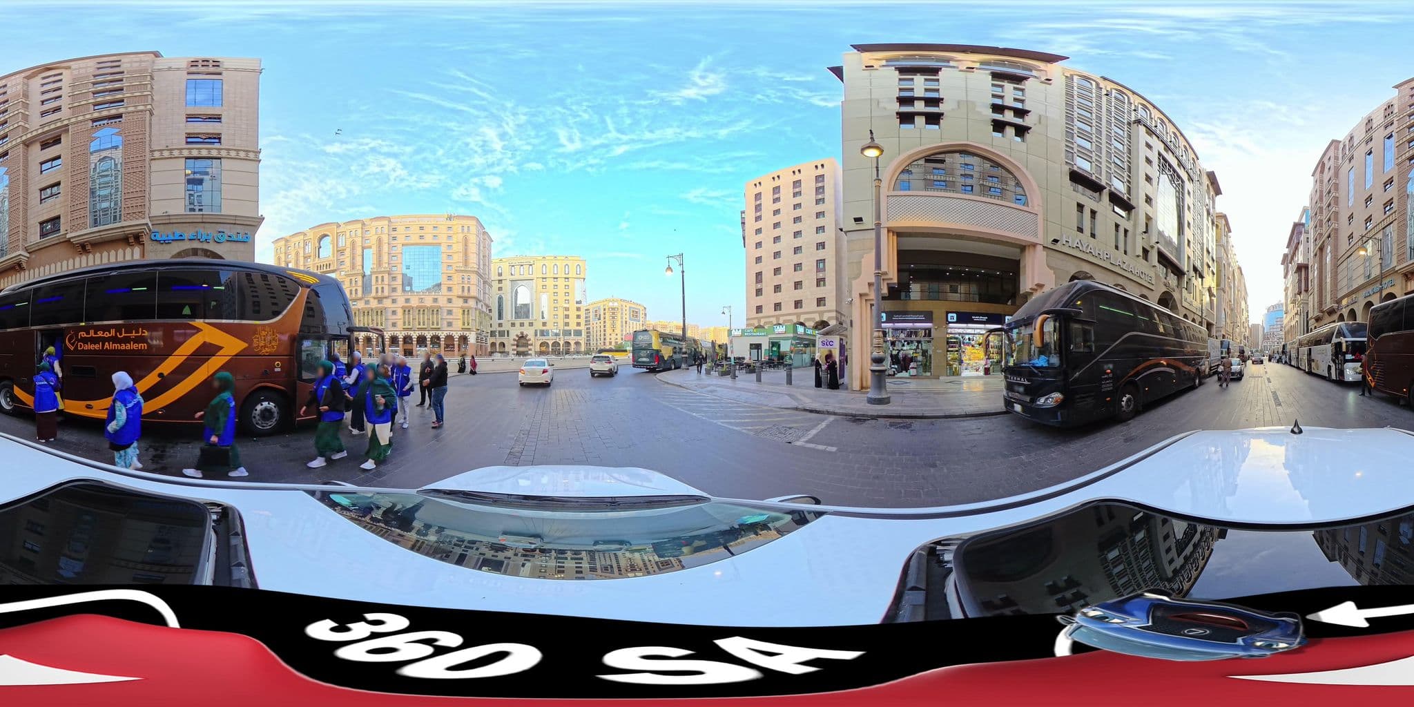 Street view near Baraa Al Marmara Hotel mqi, Madinah — © mahmoud12 (CC BY-SA · Mapillary)