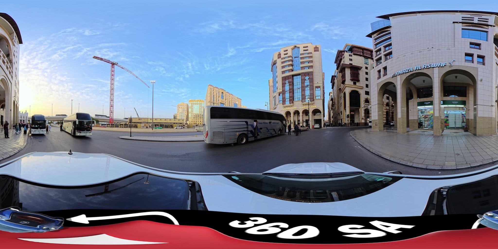 Street view near Manazil Al Aswaf, Madinah — © mahmoud12 (CC BY-SA · Mapillary)